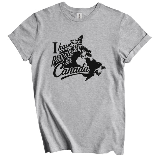 I Have People In Canada Country Silhouette T-Shirt