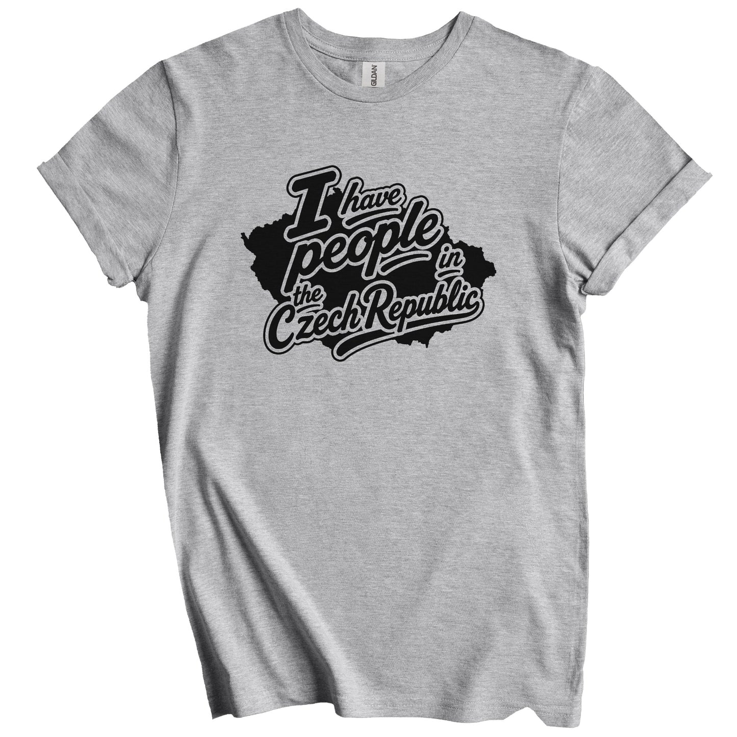 I Have People In the Czech Republic Country Silhouette T-Shirt