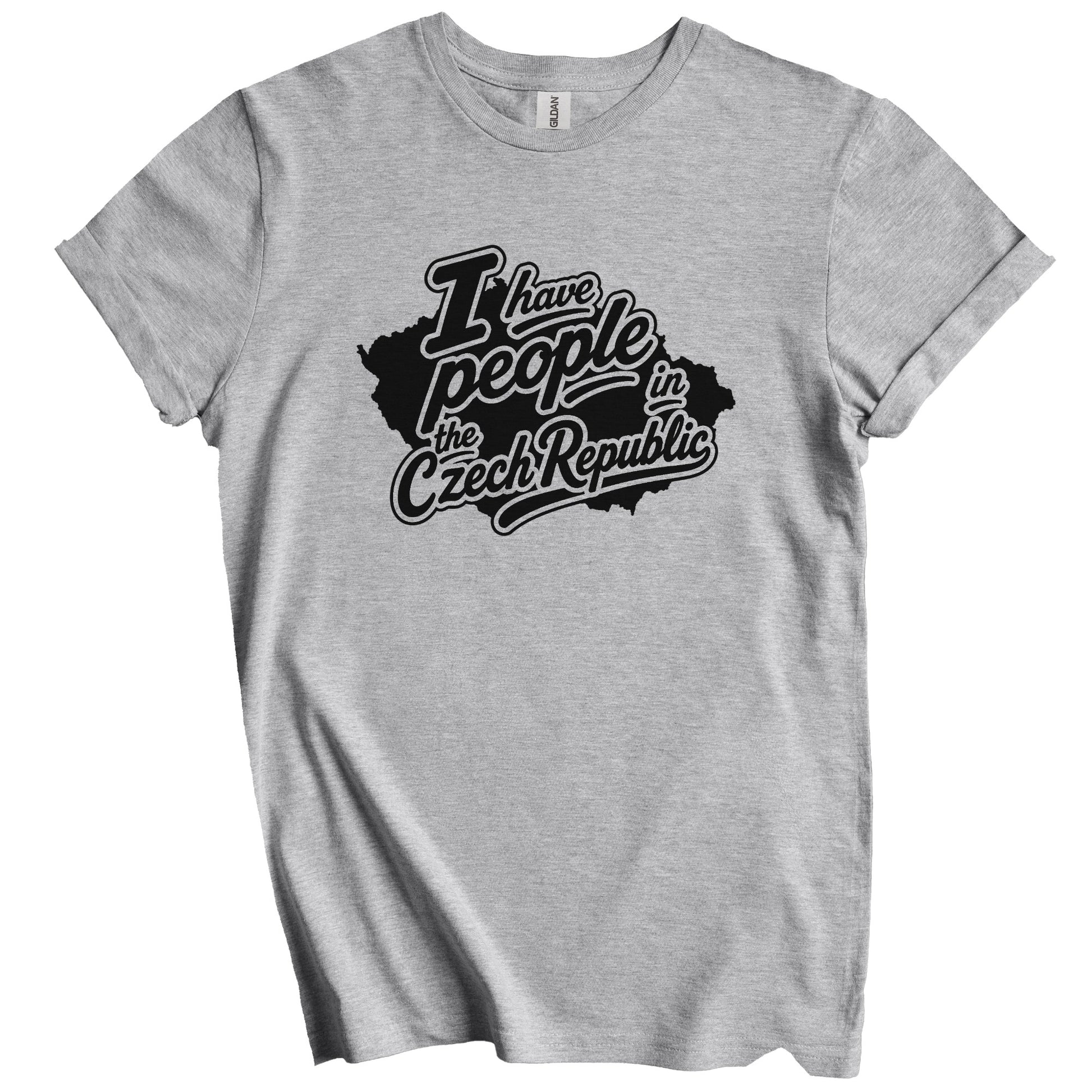 I Have People In the Czech Republic Country Silhouette T-Shirt