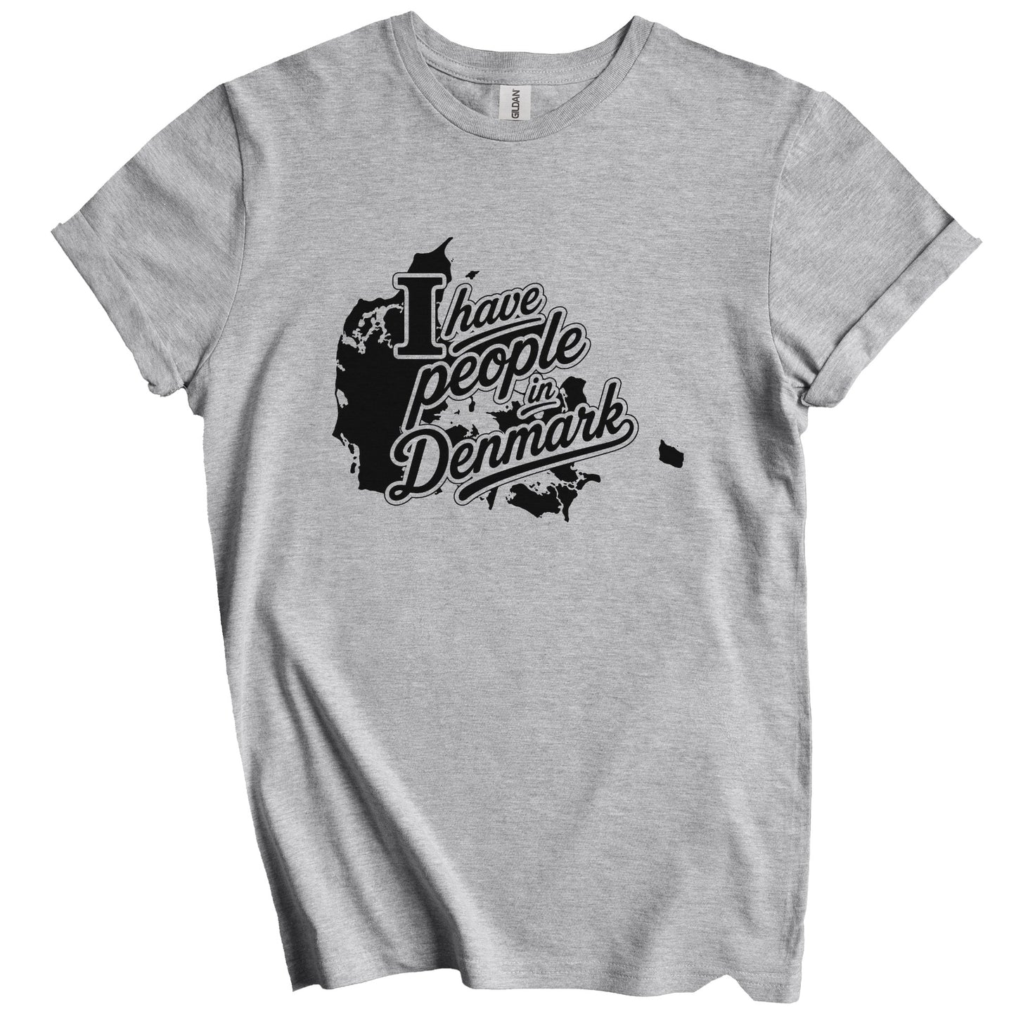 I Have People In Denmark Country Silhouette T-Shirt