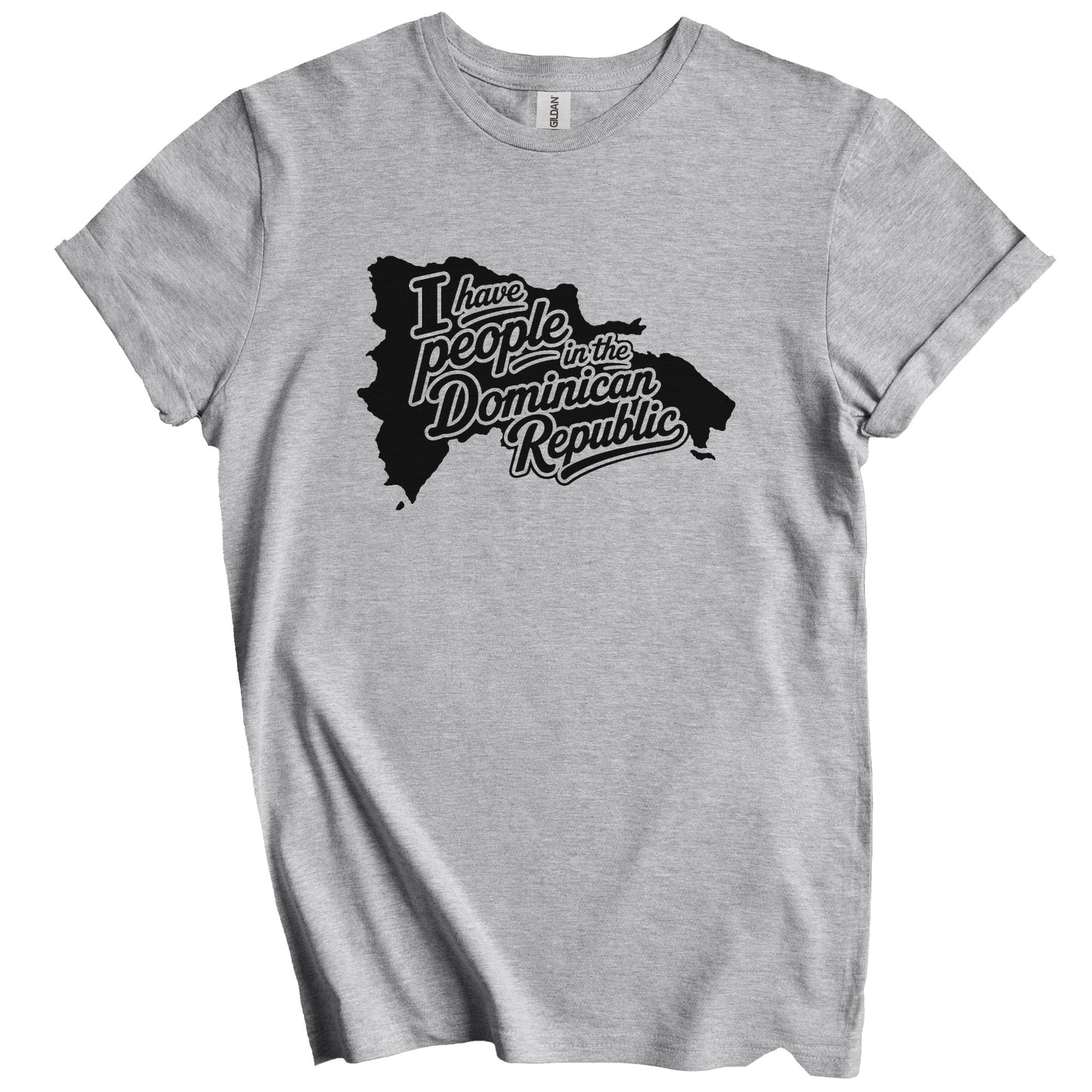 I Have People In the Dominican Republic Country Silhouette T-Shirt