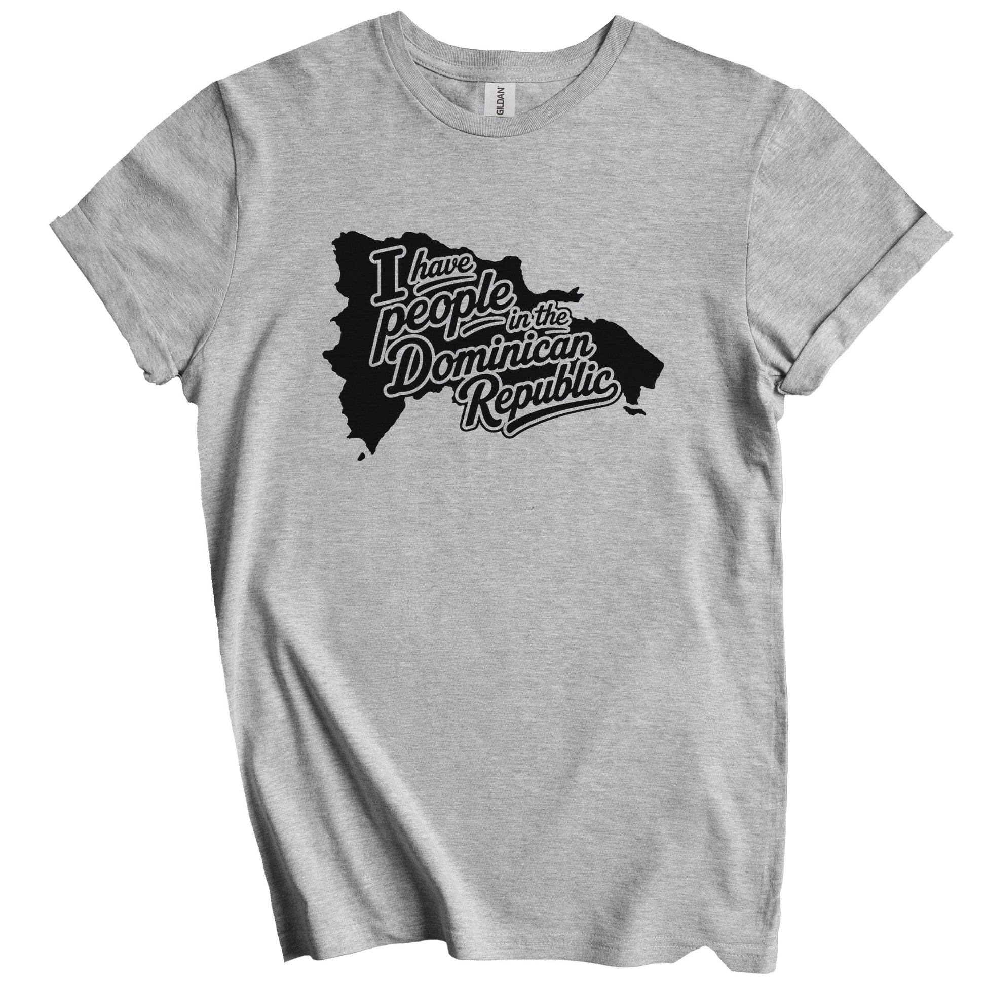 I Have People In the Dominican Republic Country Silhouette T-Shirt