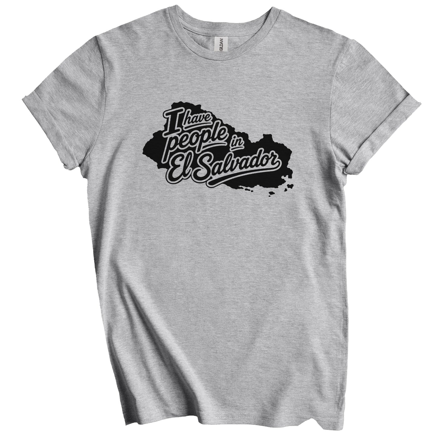 I Have People In El Salvador Country Silhouette T-Shirt