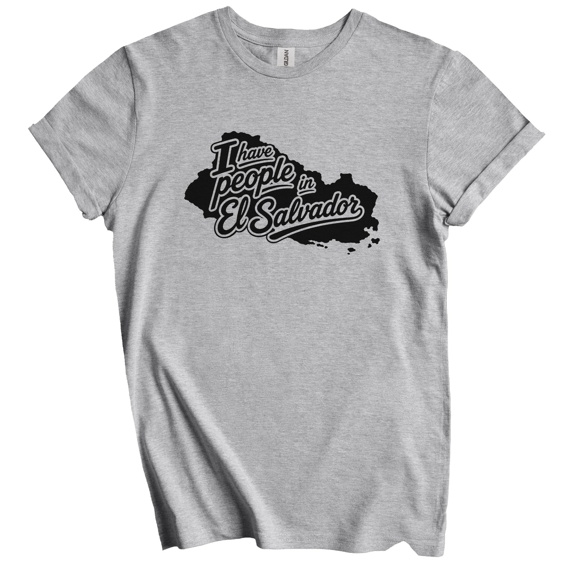 I Have People In El Salvador Country Silhouette T-Shirt