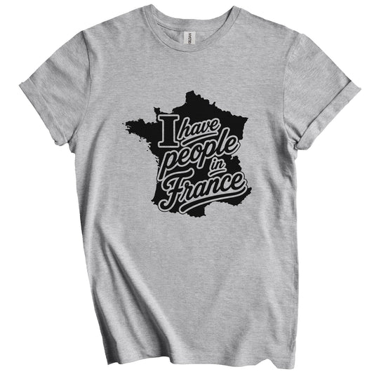 I Have People In France Country Silhouette T-Shirt