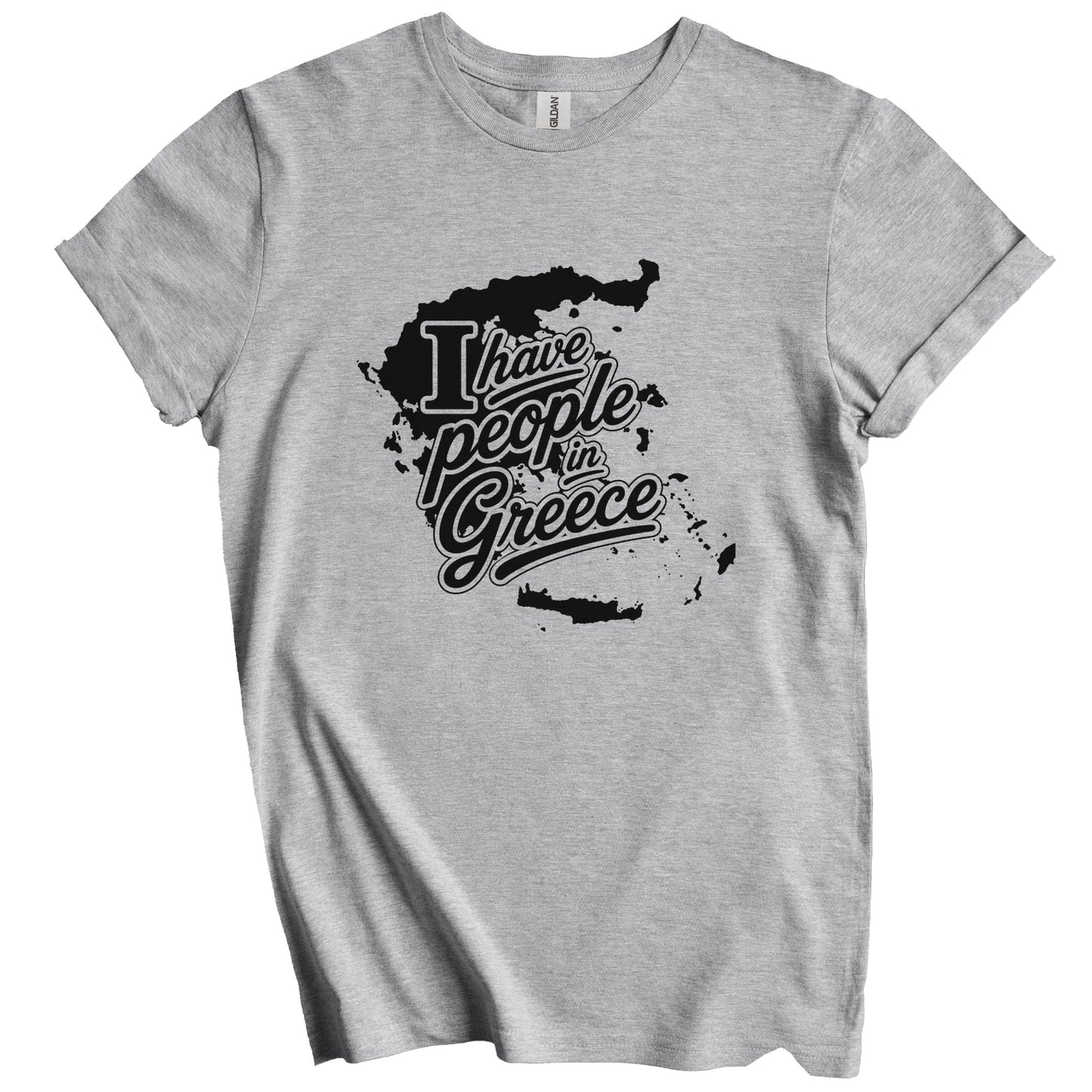 I Have People In Greece Country Silhouette T-Shirt