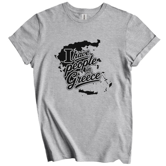 I Have People In Greece Country Silhouette T-Shirt
