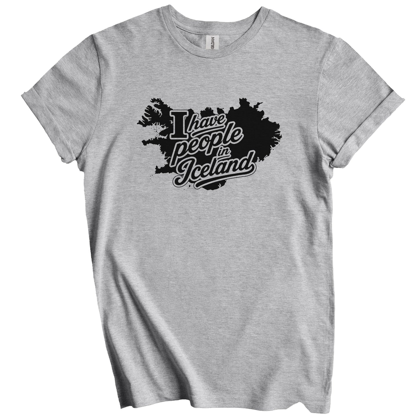 I Have People In Iceland Country Silhouette T-Shirt