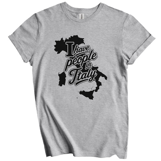 I Have People In Italy Country Silhouette T-Shirt