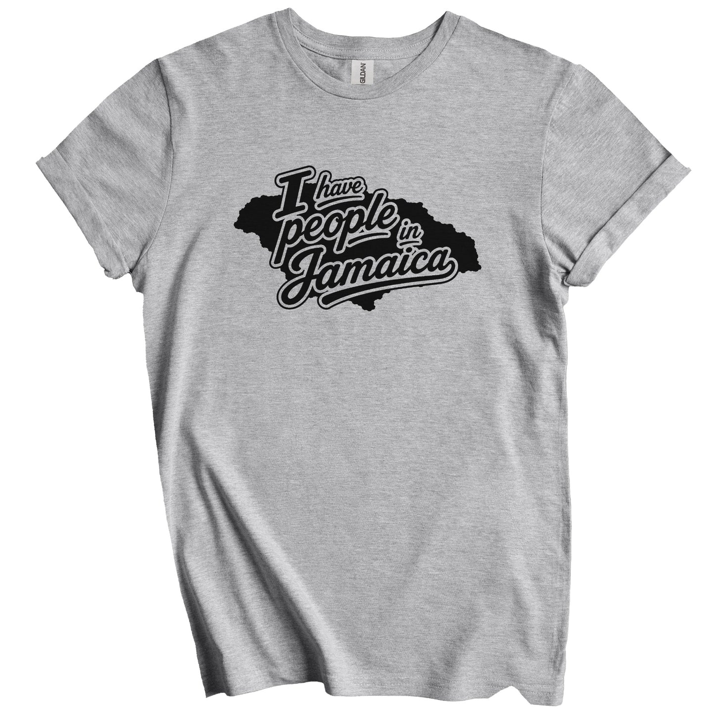 I Have People In Jamaica Country Silhouette T-Shirt