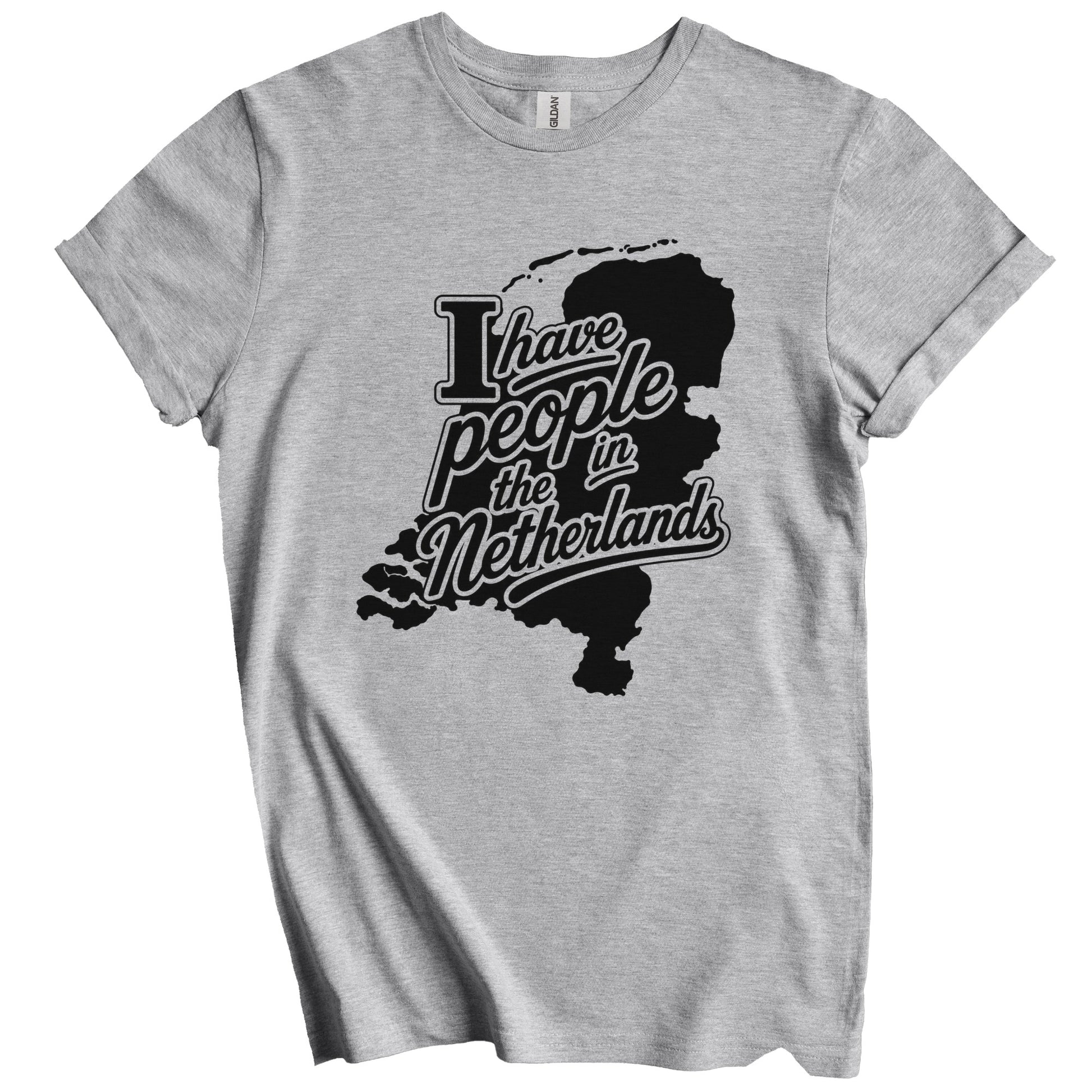 I Have People In the Netherlands Country Silhouette T-Shirt