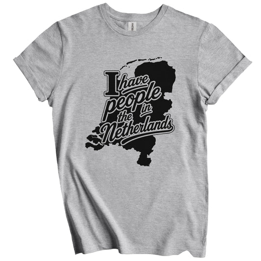 I Have People In the Netherlands Country Silhouette T-Shirt
