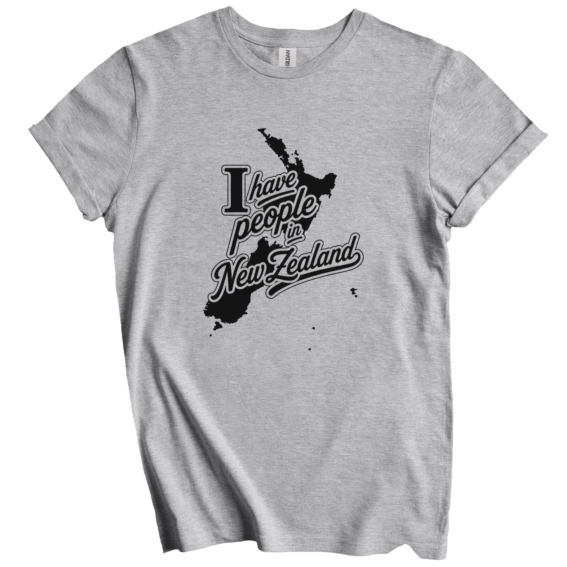 I Have People In New Zealand Country Silhouette T-Shirt