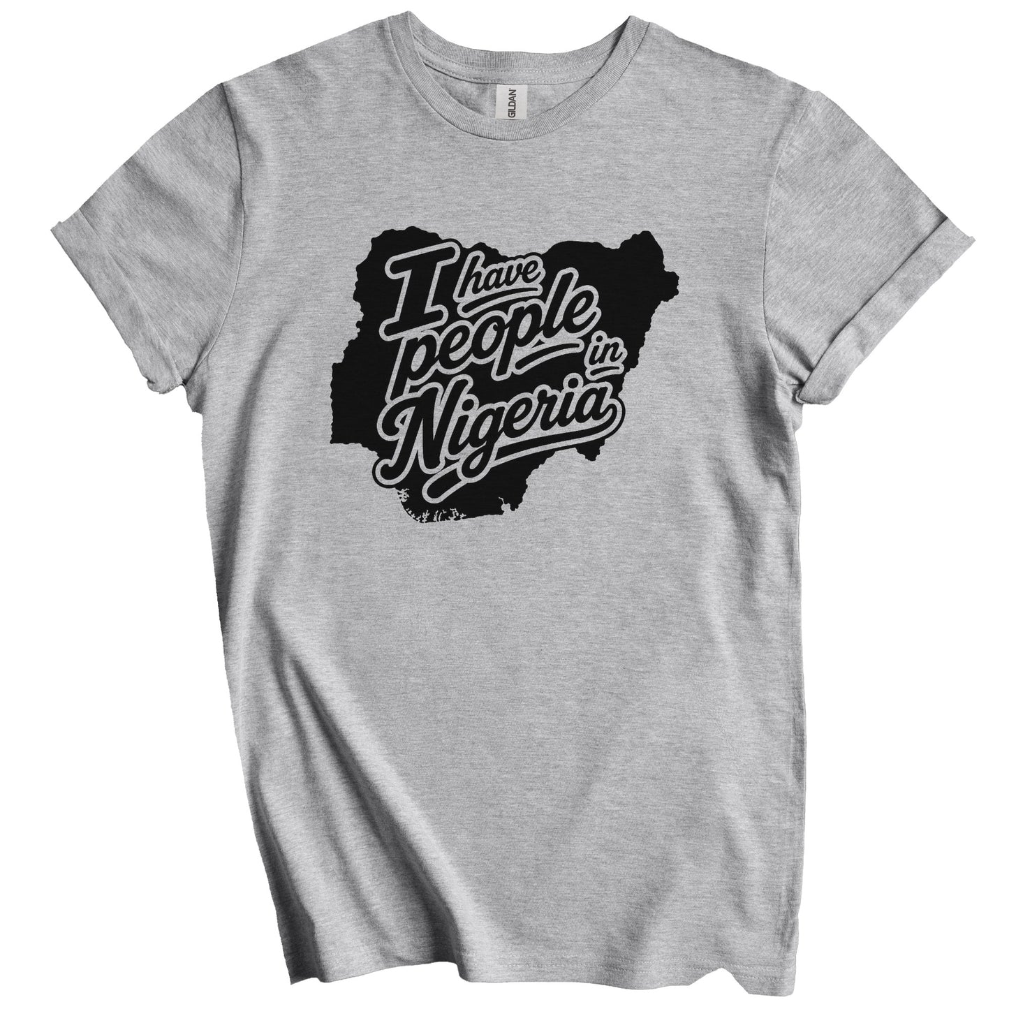 I Have People In Nigeria Country Silhouette T-Shirt