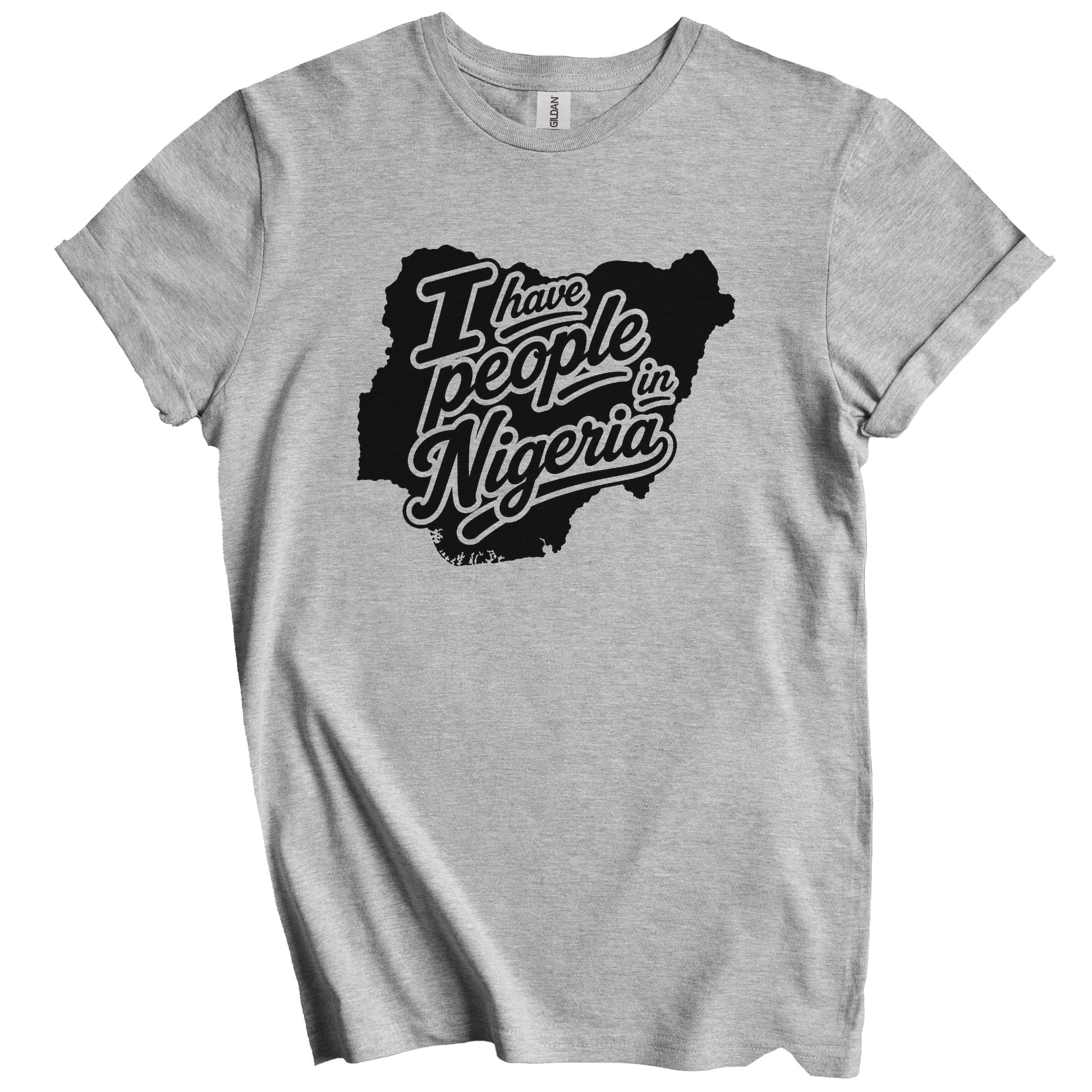 I Have People In Nigeria Country Silhouette T-Shirt