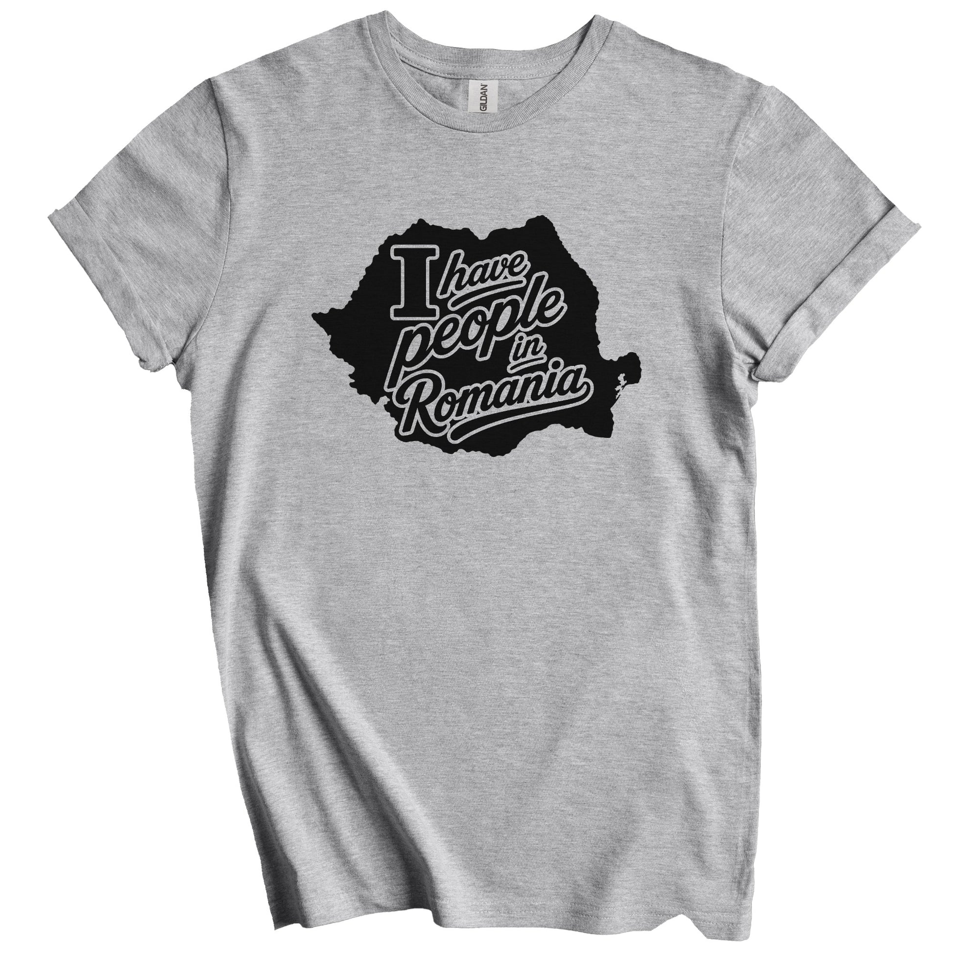 I Have People In Romania Country Silhouette T-Shirt