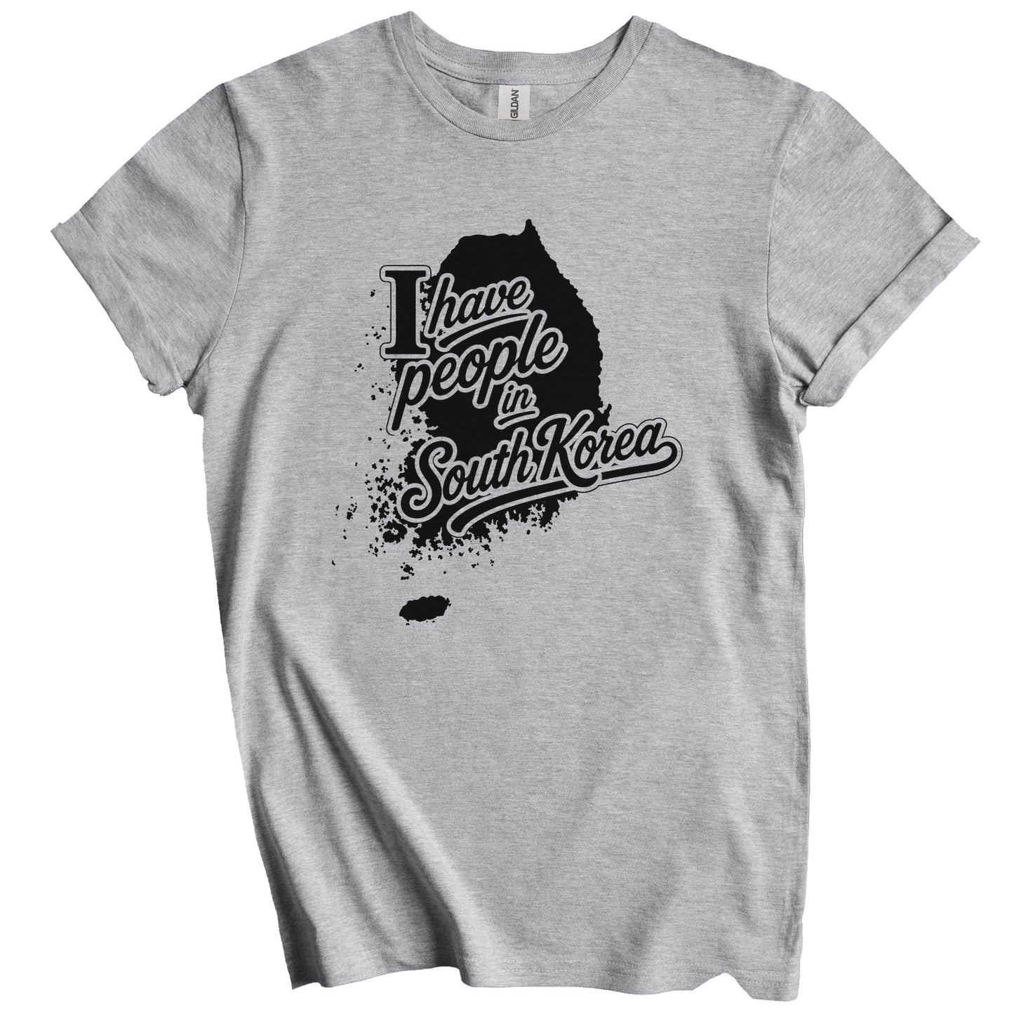 I Have People In South Korea Country Silhouette T-Shirt