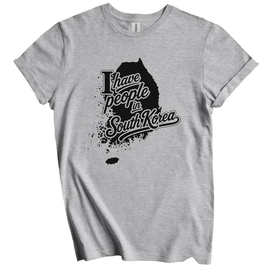 I Have People In South Korea Country Silhouette T-Shirt