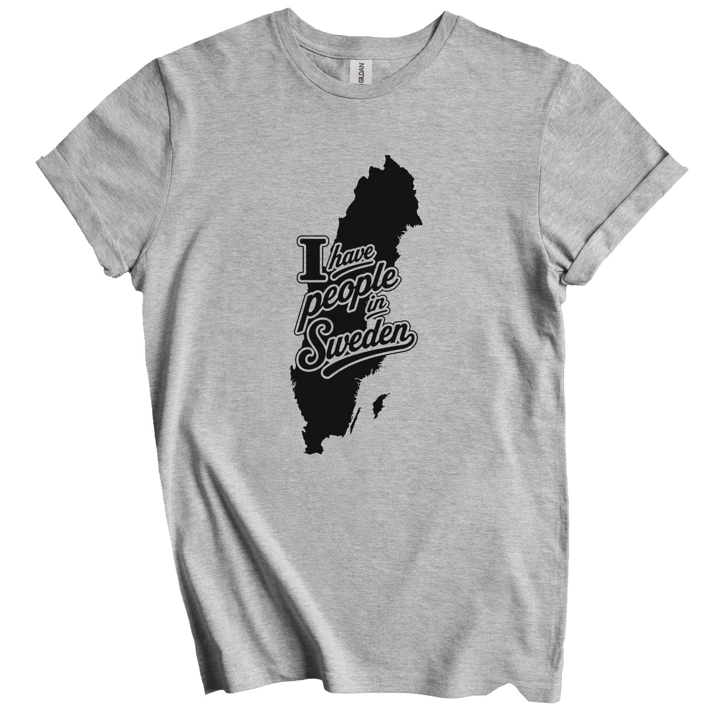 I Have People In Sweden Country Silhouette T-Shirt