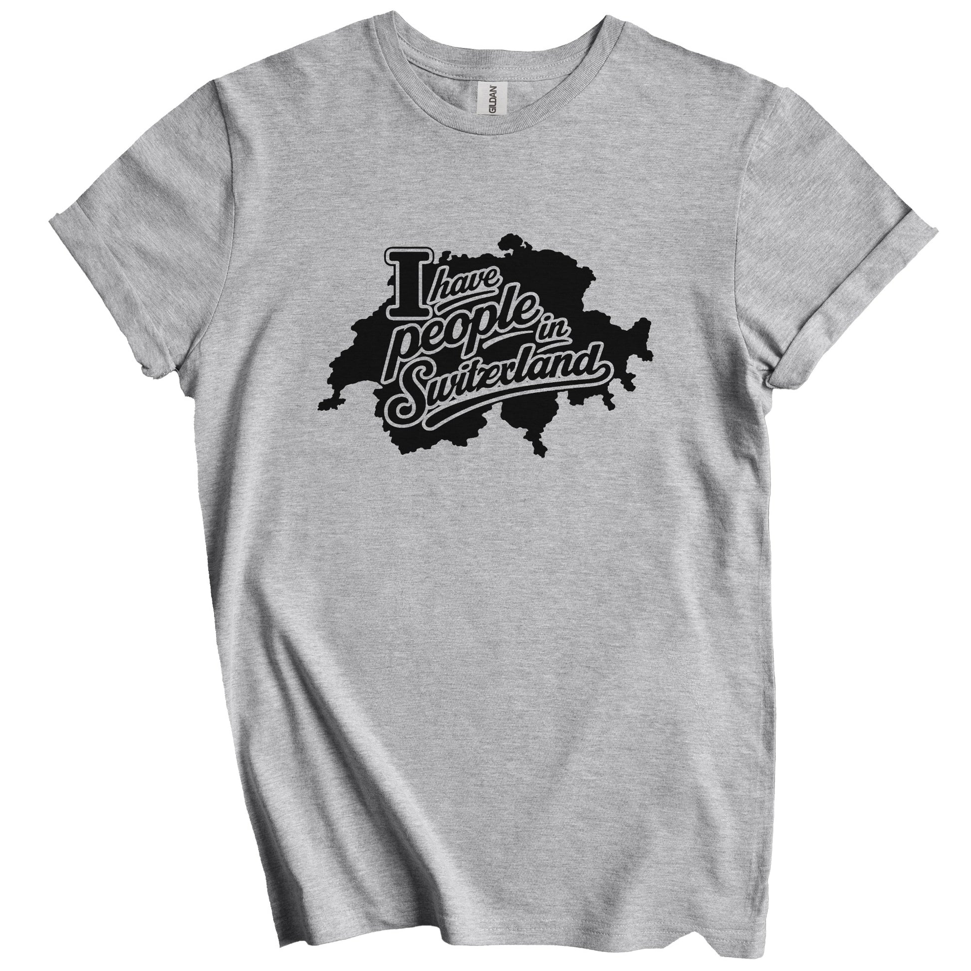I Have People In Switzerland Country Silhouette T-Shirt