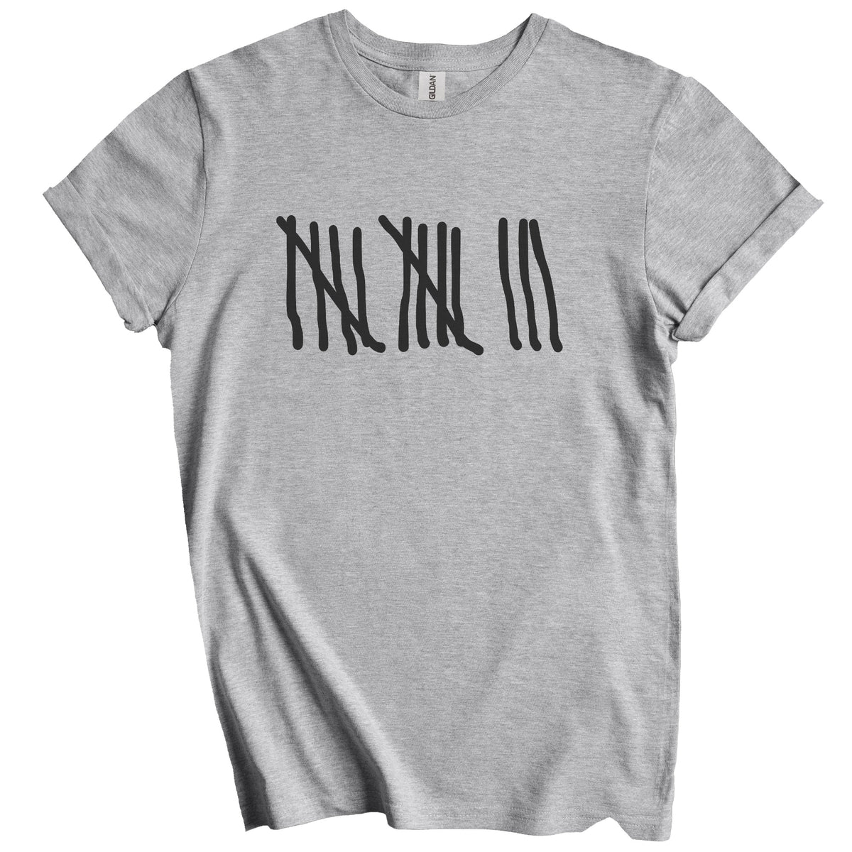 Counting To 13 Years Old Tally Marks Funny 13th Birthday T-Shirt