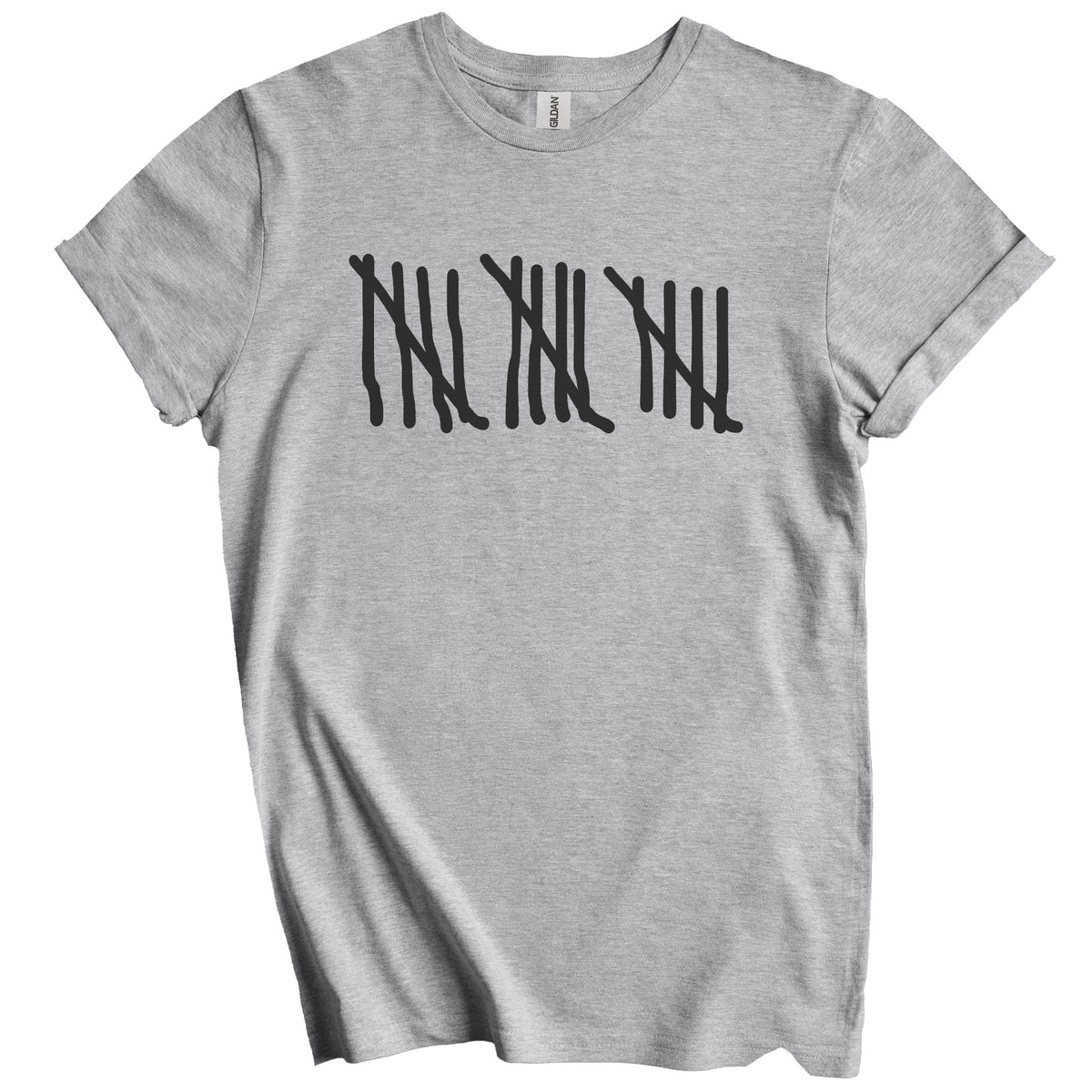 Counting To 15 Years Old Tally Marks Funny 15th Birthday T-Shirt
