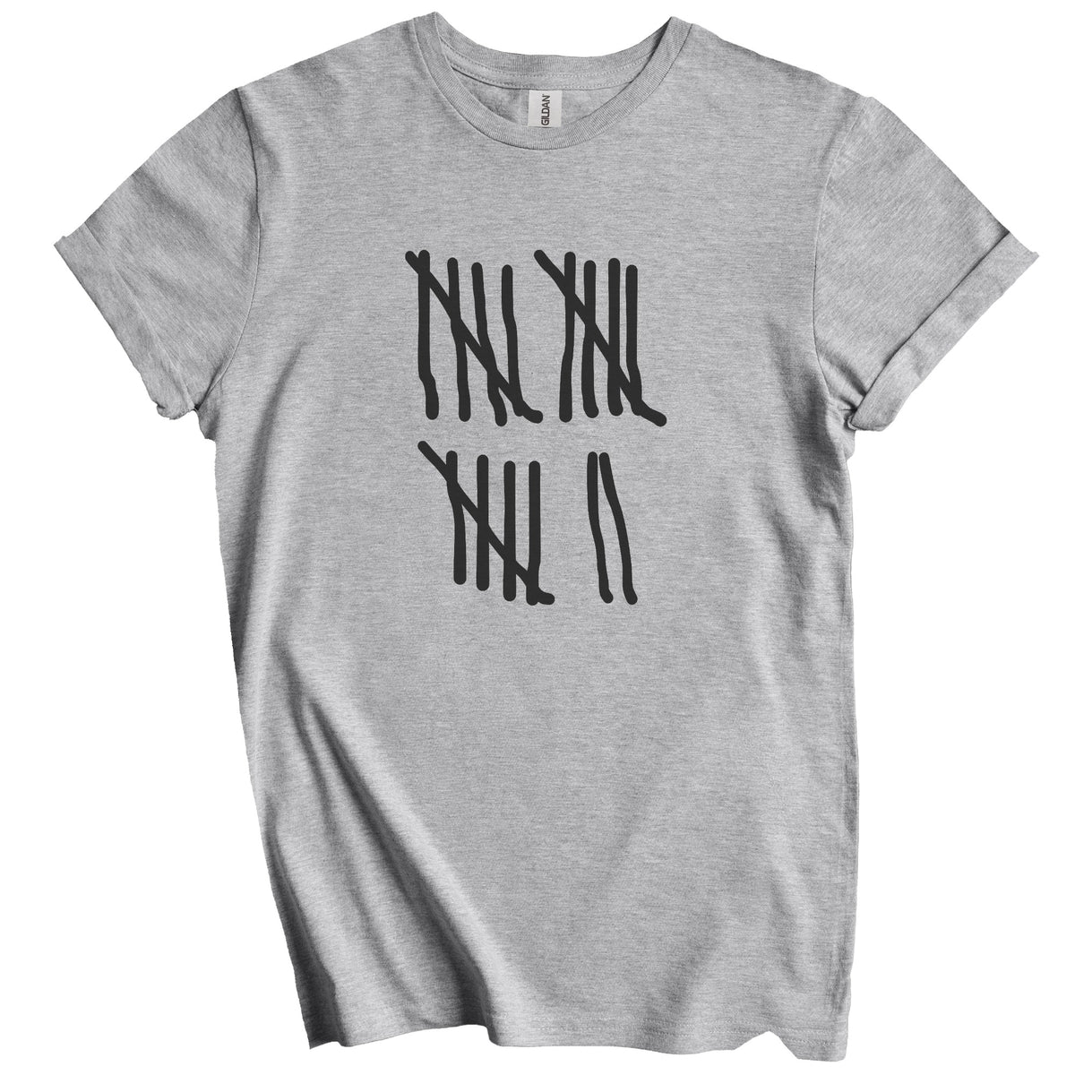 Counting To 17 Years Old Tally Marks Funny 17th Birthday T-Shirt