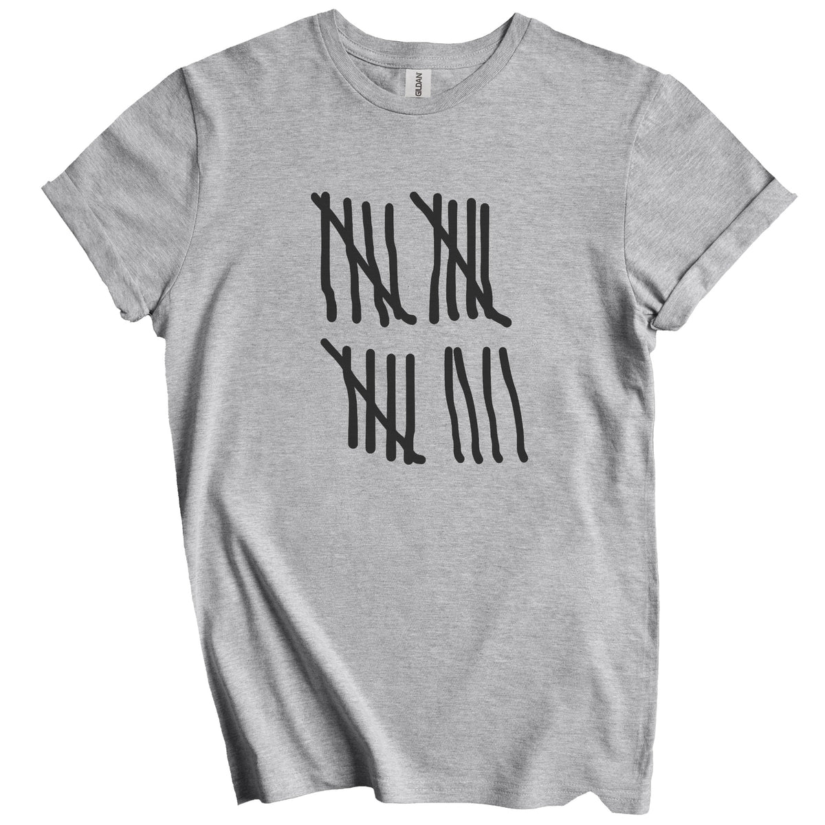 Counting To 19 Years Old Tally Marks Funny 19th Birthday T-Shirt