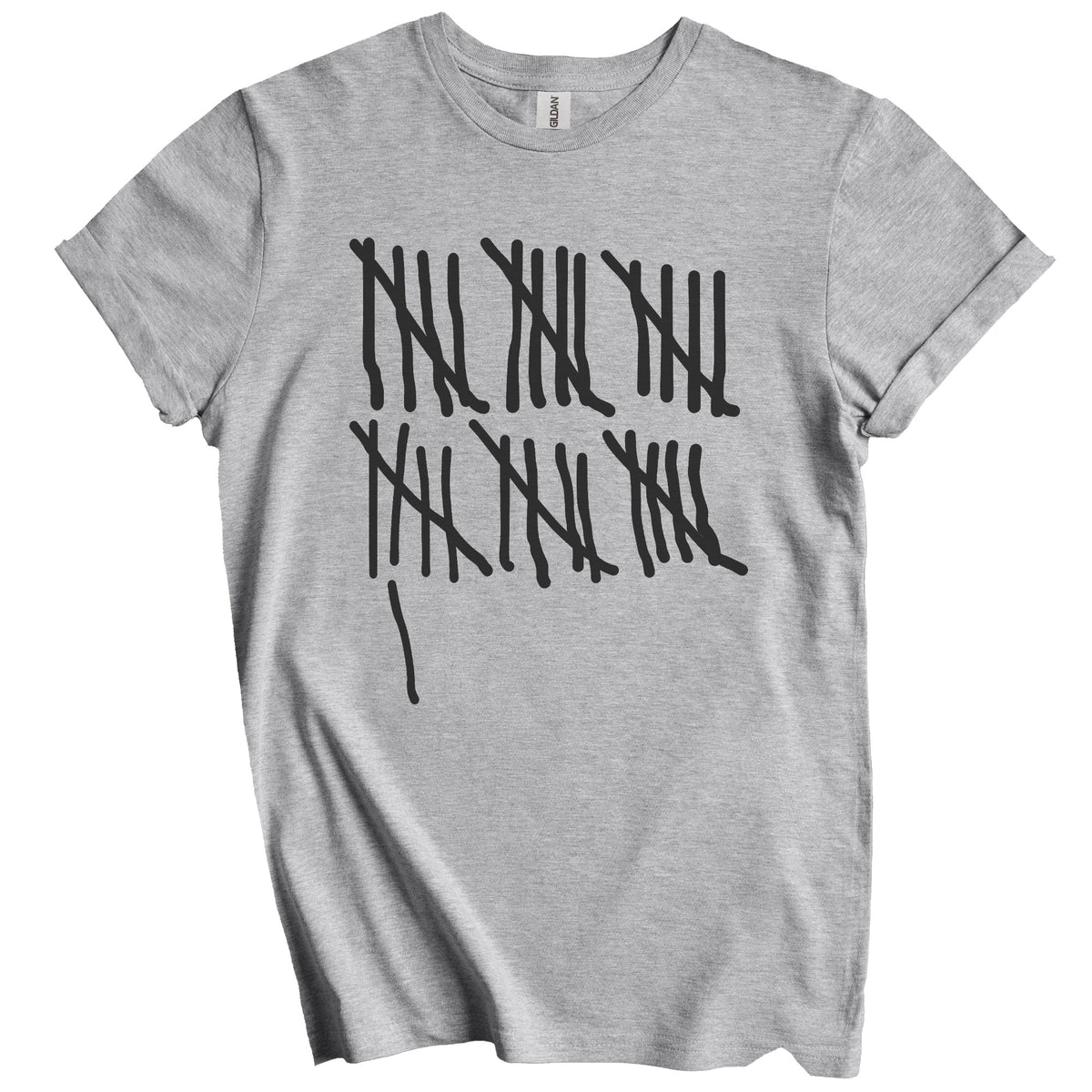 Counting To 31 Years Old Tally Marks Funny 31st Birthday T-Shirt