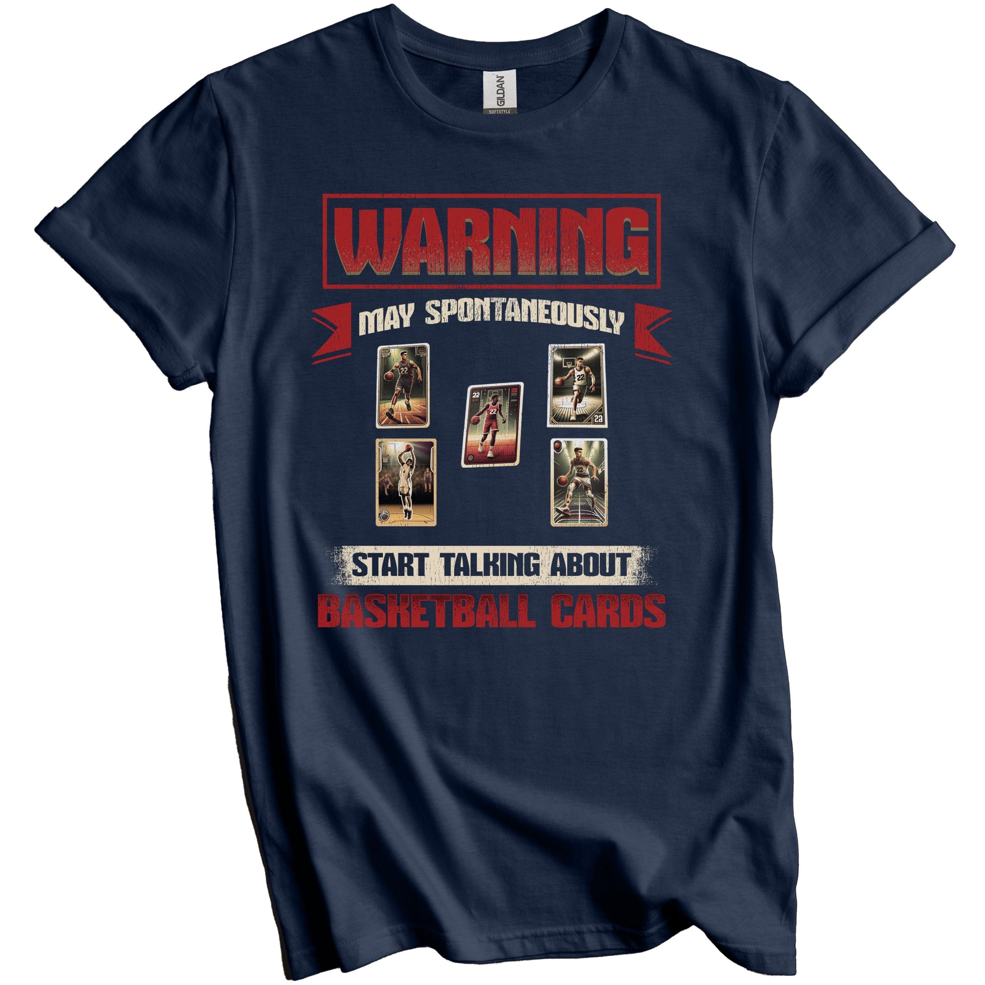 Funny Basketball Card Collector Trading Card Collection T-Shirt