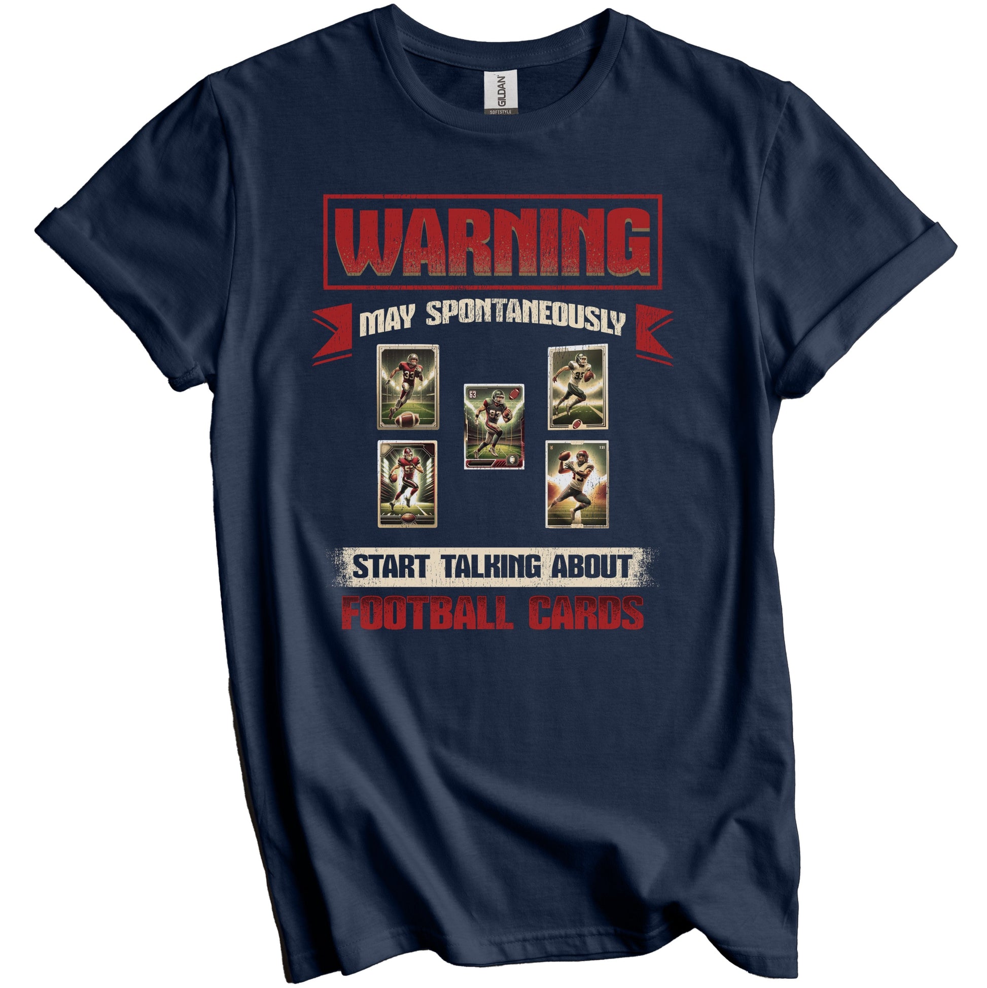 Funny Football Card Collector Trading Card Collection T-Shirt