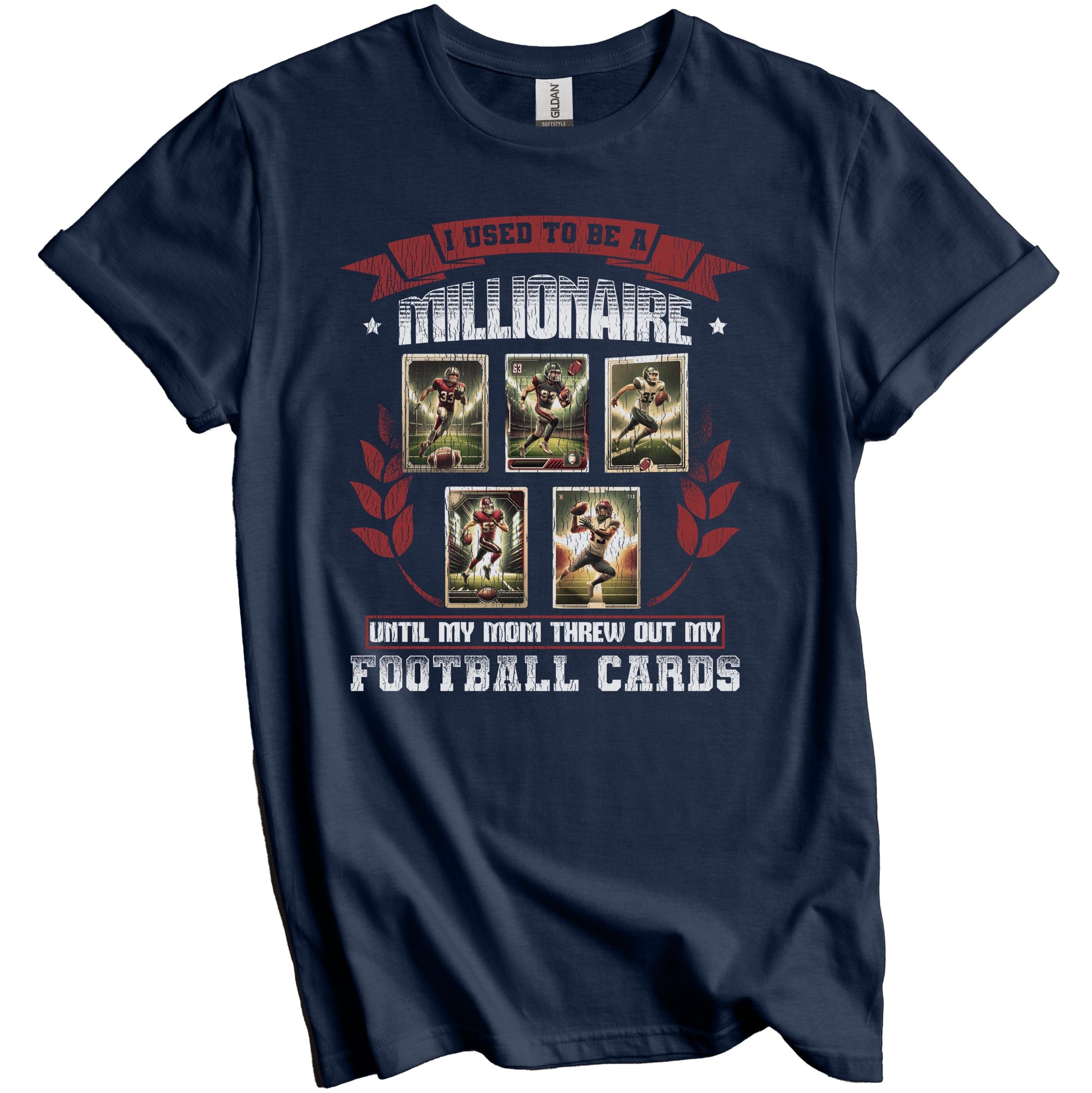 Funny Football Card Collecting Saying Sports Collector T-Shirt