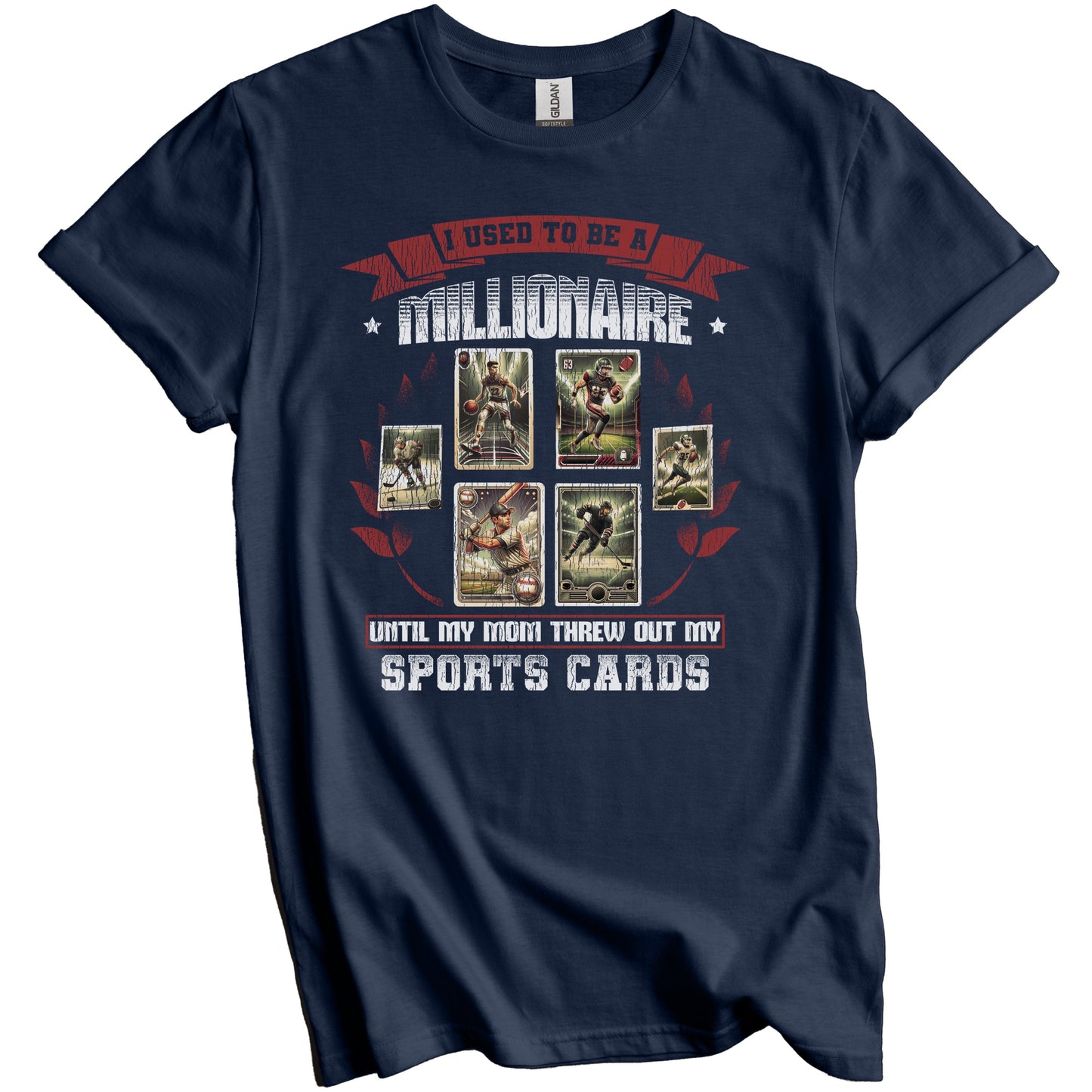 Funny Sports Card Collecting Saying Sports Collector T-Shirt