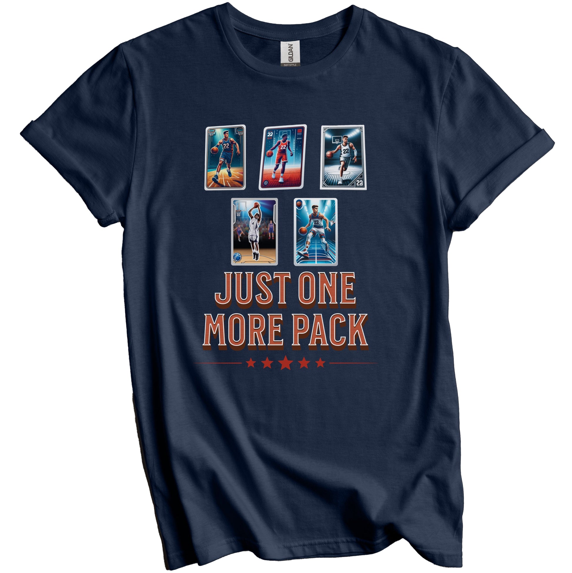 Just One More Pack Funny Basketball Card Collector T-Shirt