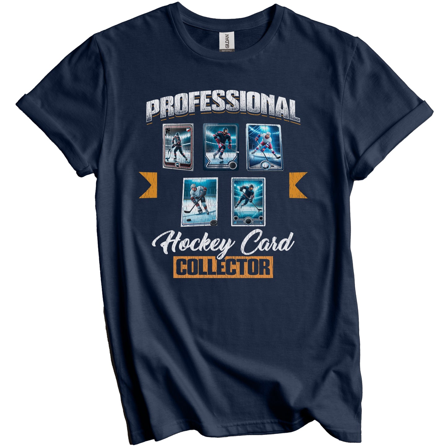 Professional Hockey Card Collector Funny Sports Cards T-Shirt
