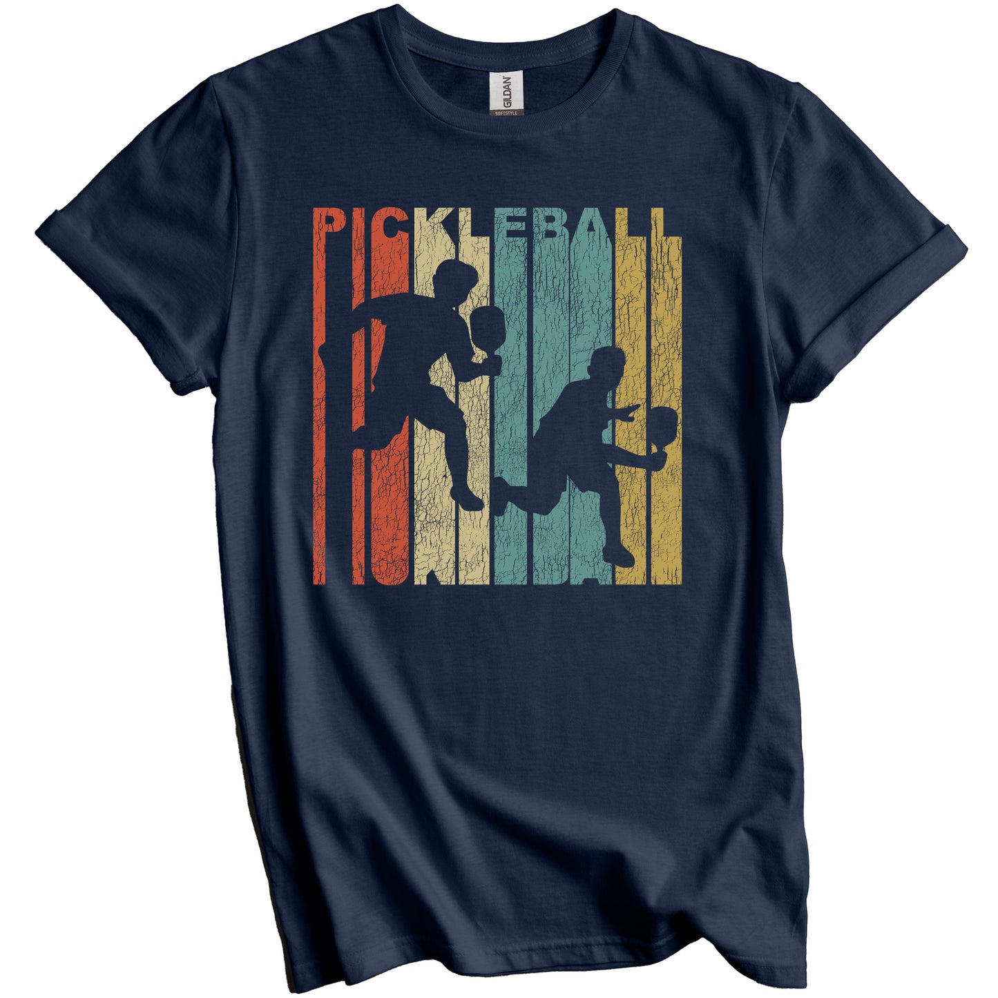 Retro Pickleball Distressed Vintage Sports T-Shirt