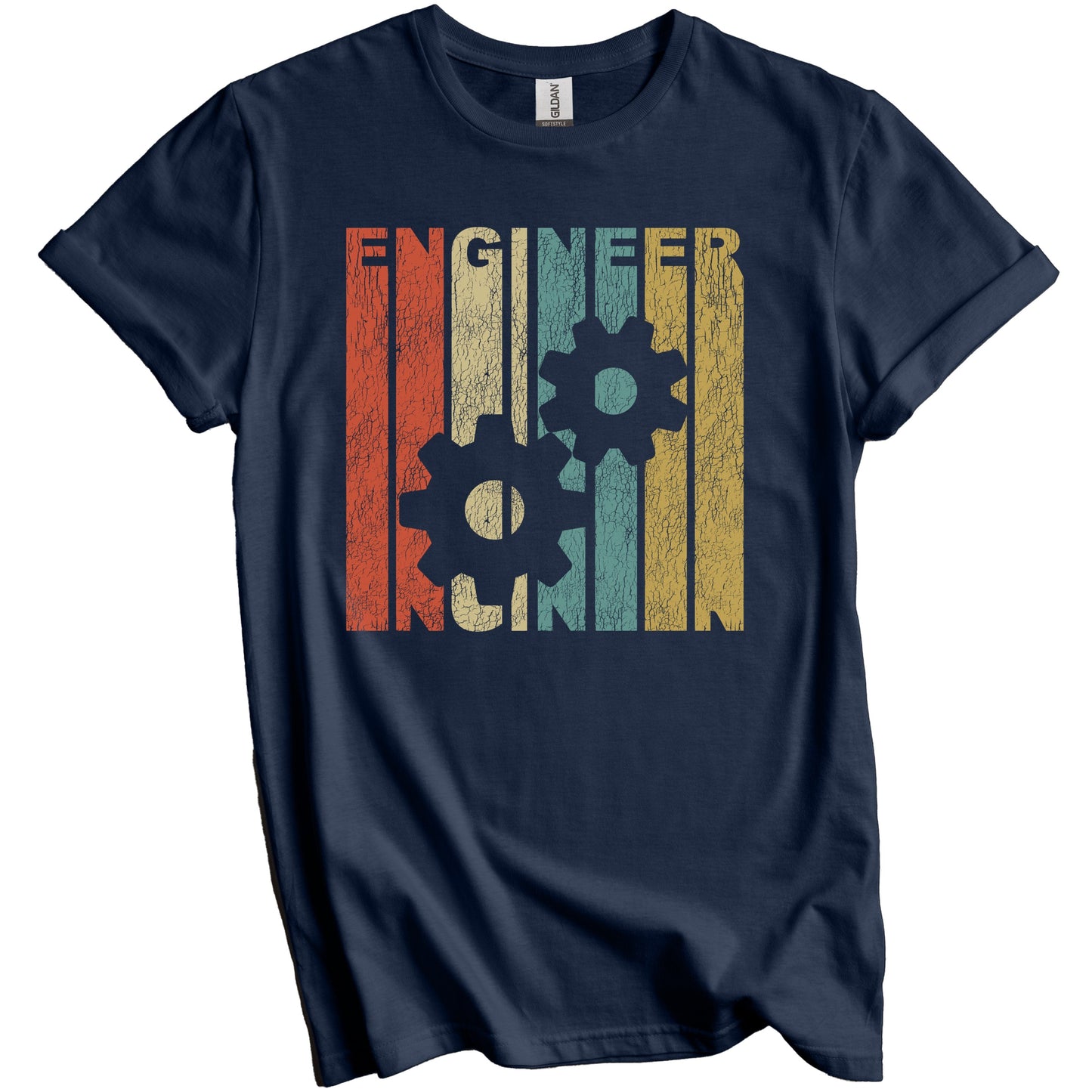 Retro Engineer Distressed Vintage Engineering T-Shirt