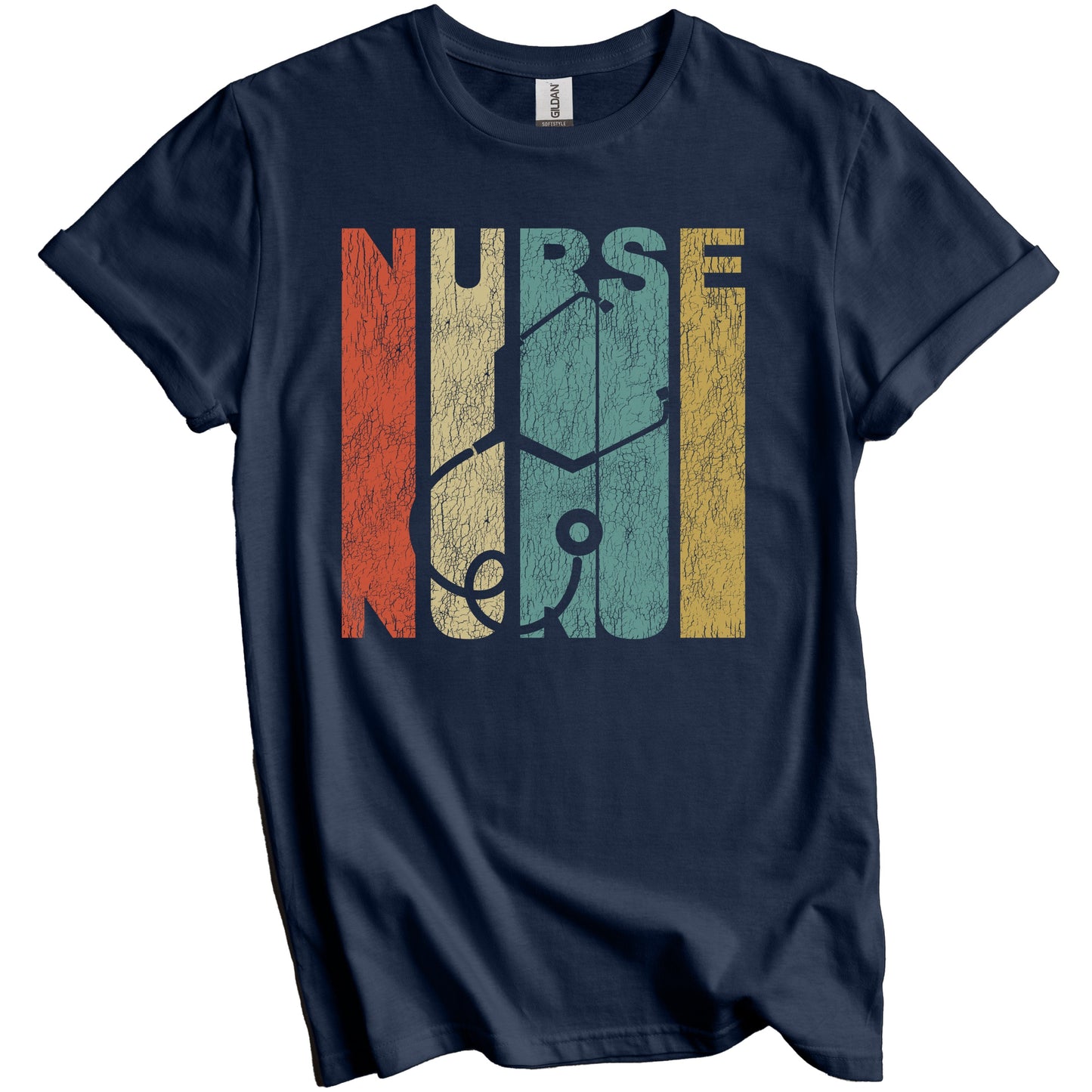 Retro Nurse Distressed Vintage Nursing RN T-Shirt