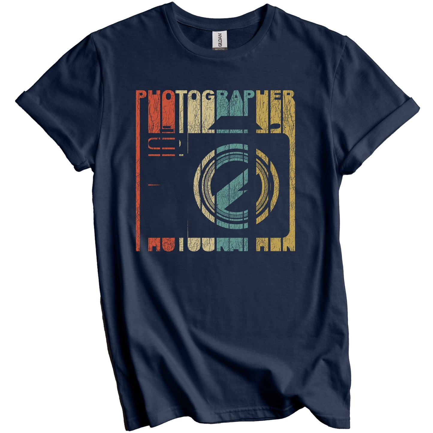 Retro Photographer Distressed Vintage Photography T-Shirt