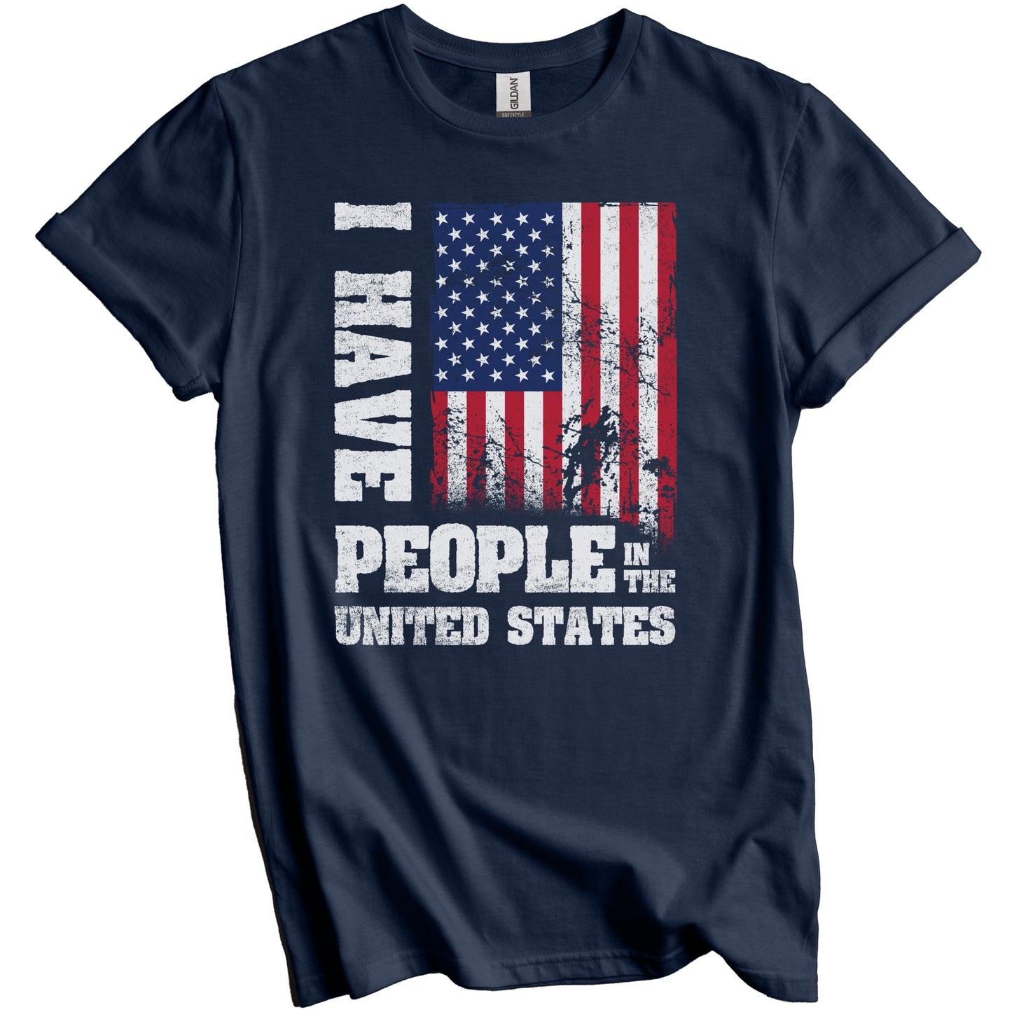 I Have People In the United States American Flag T-Shirt