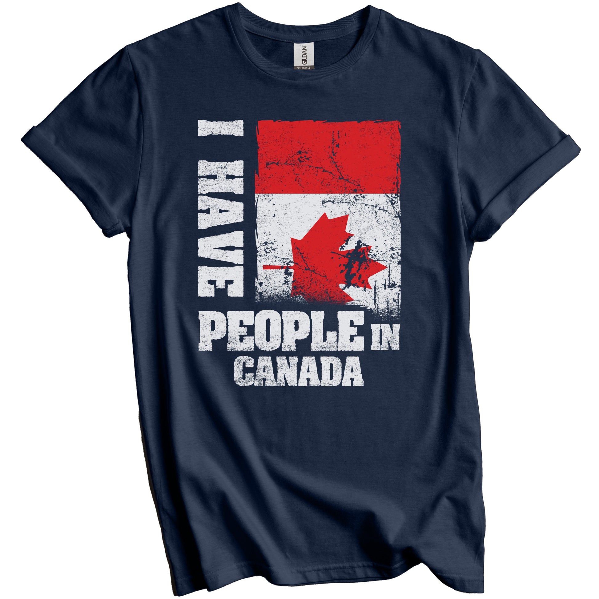 I Have People In Canada Canadian Flag T-Shirt