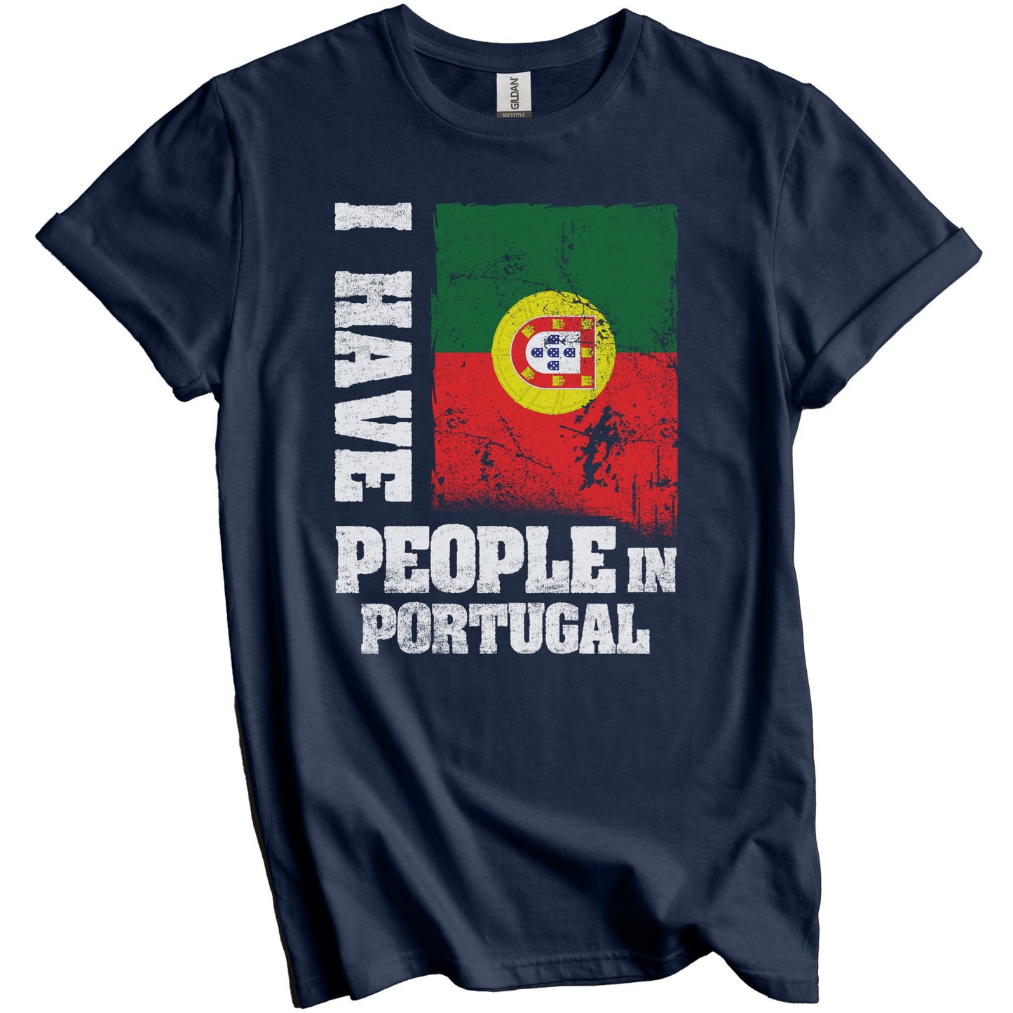 I Have People In Portugal Portuguese Flag T-Shirt
