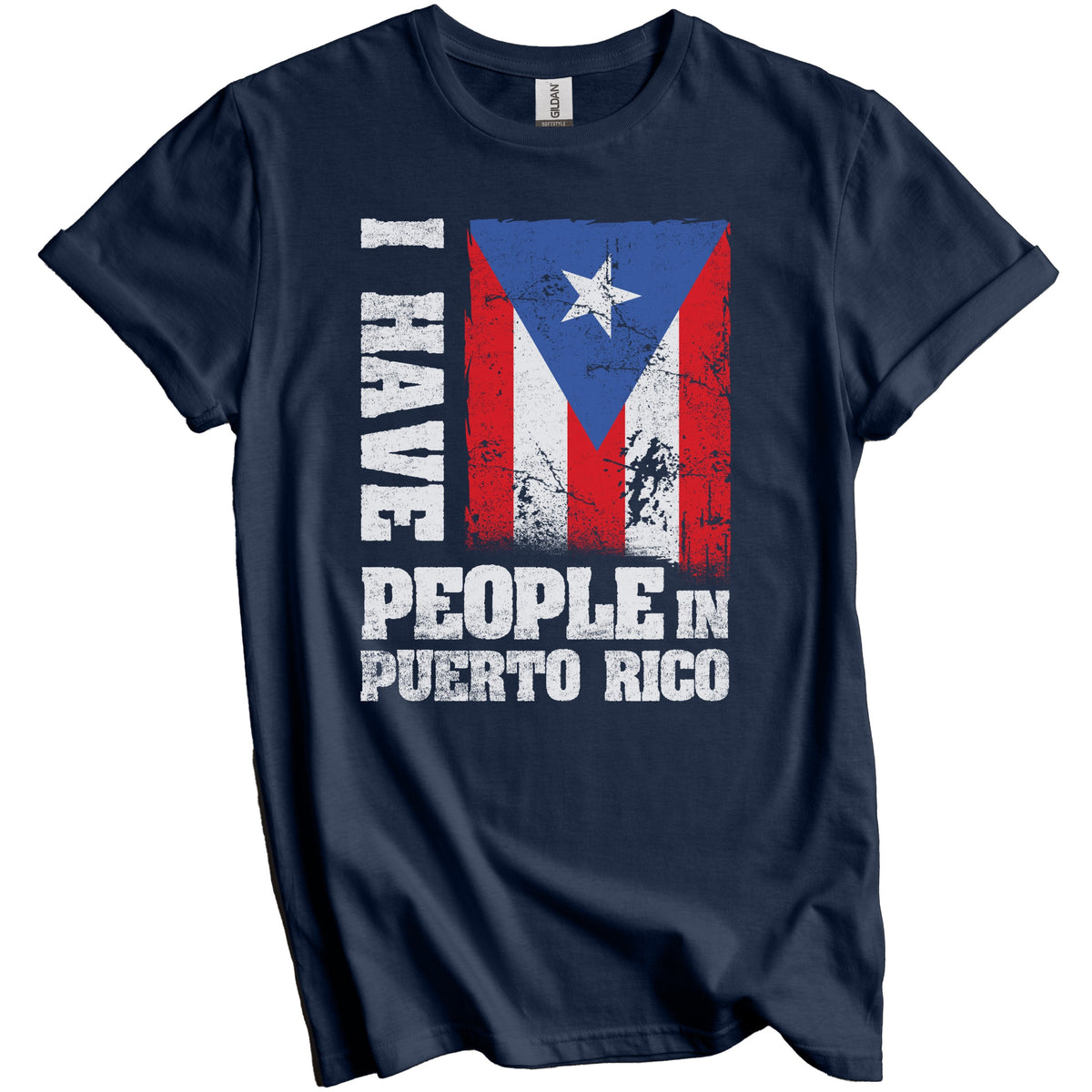 I Have People In Puerto Rico Puerto Rican Flag T-Shirt