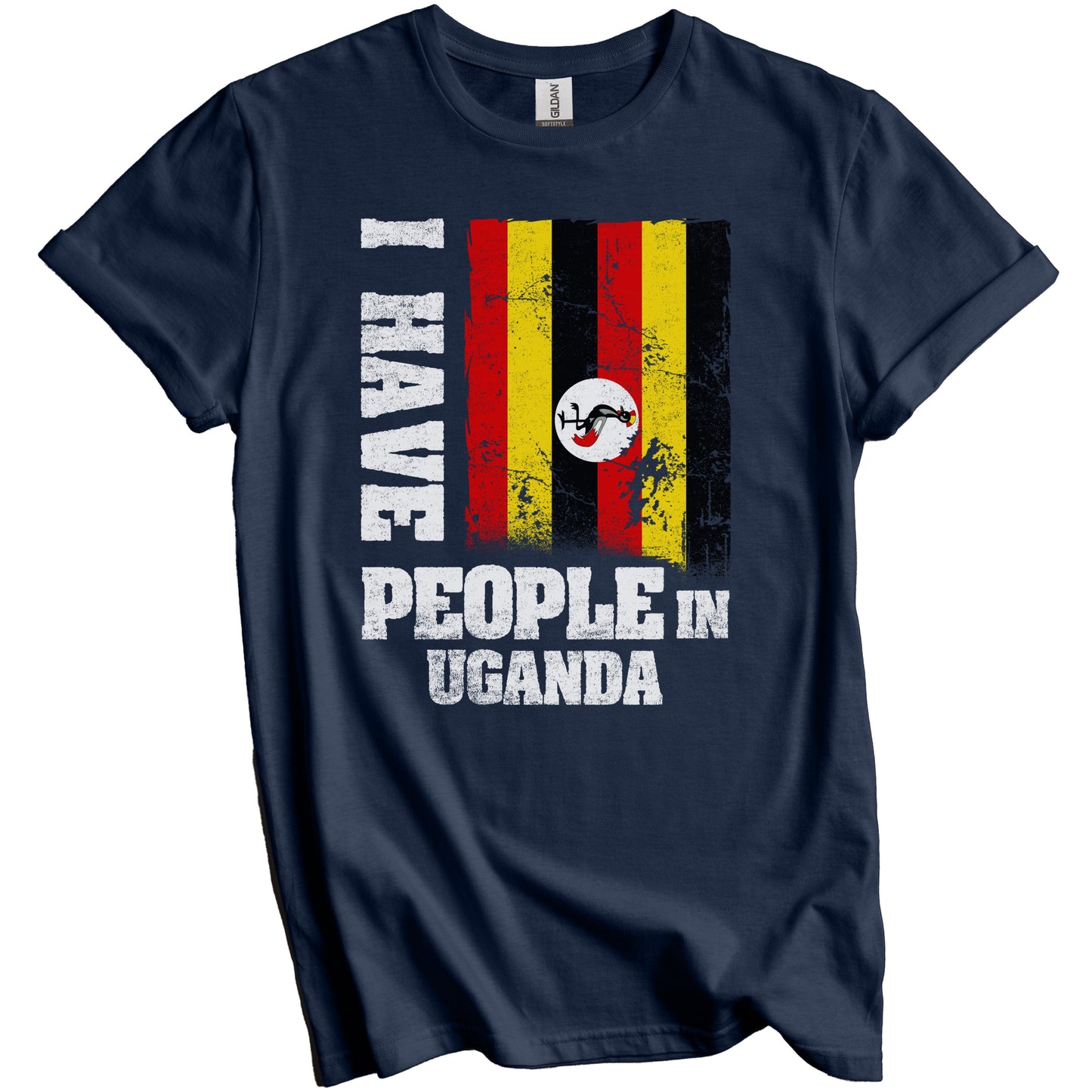 I Have People In Uganda Ugandan Flag T-Shirt