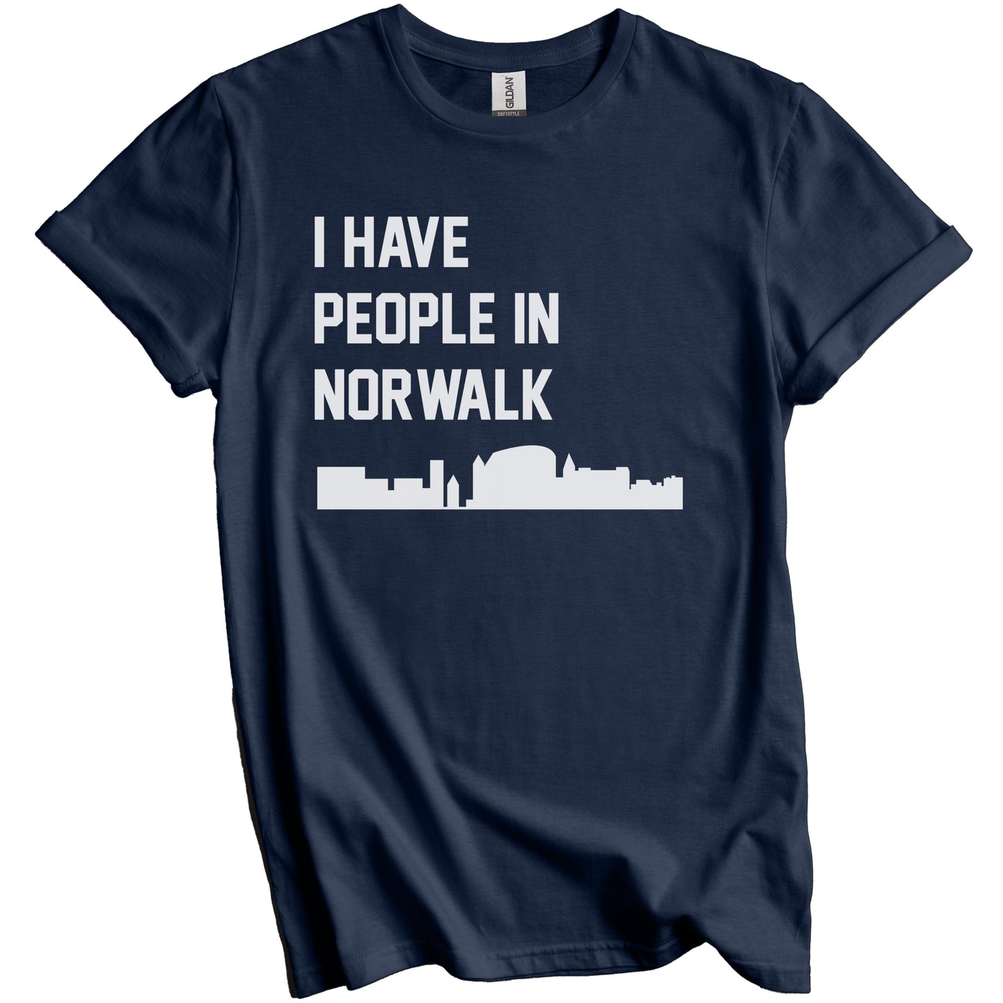 I Have People In Norwalk Connecticut Skyline T-Shirt
