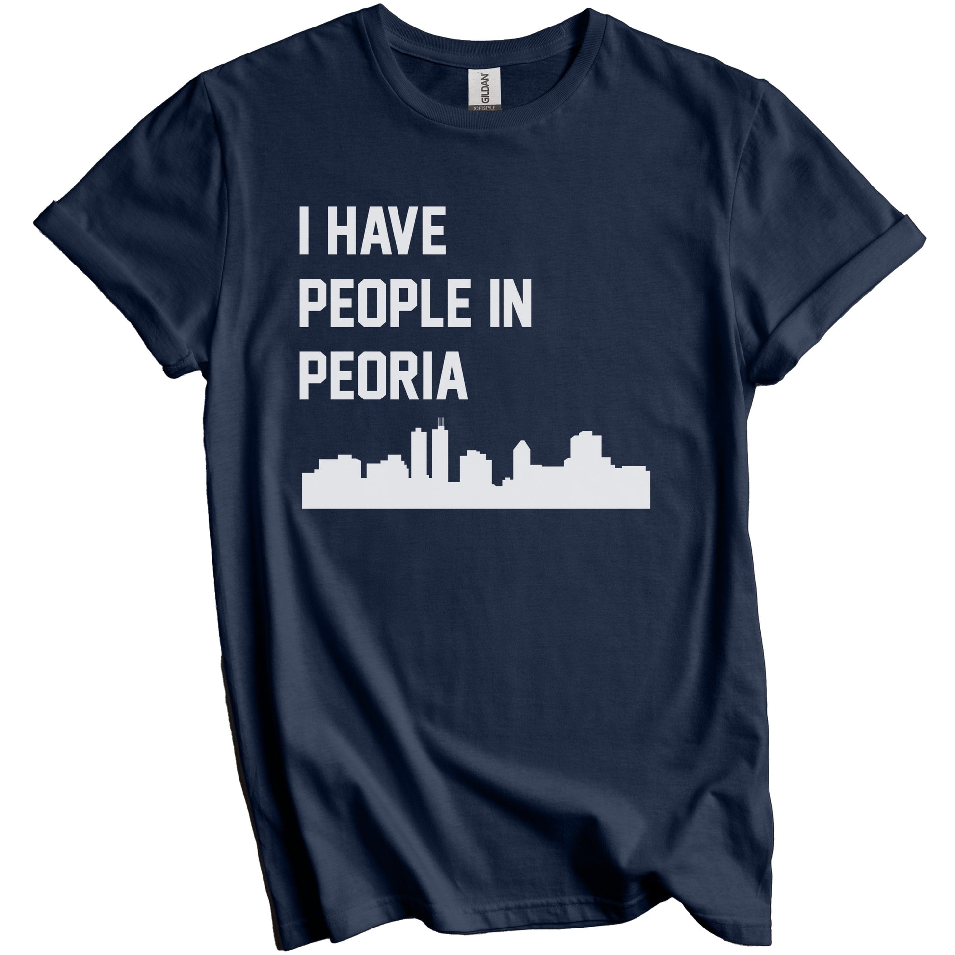 I Have People In Peoria Illinois Skyline T-Shirt