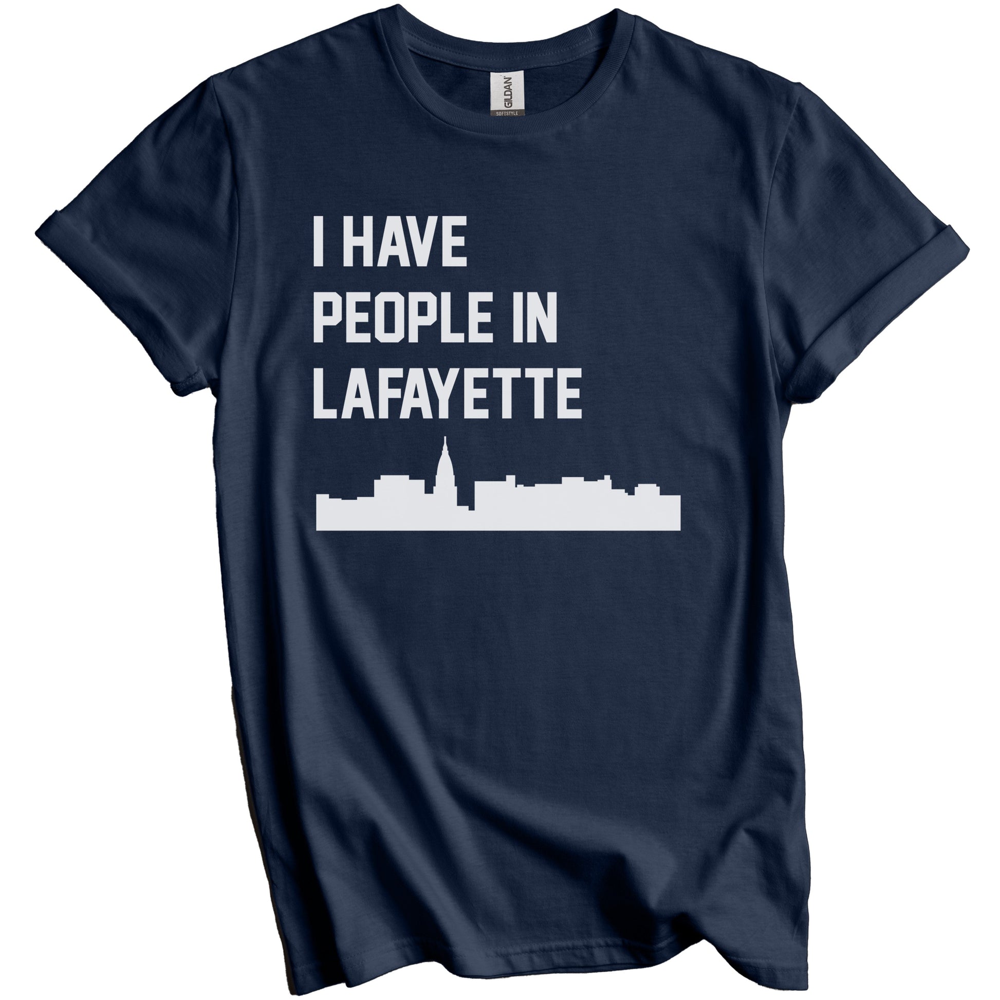 I Have People In Lafayette Indiana Skyline T-Shirt