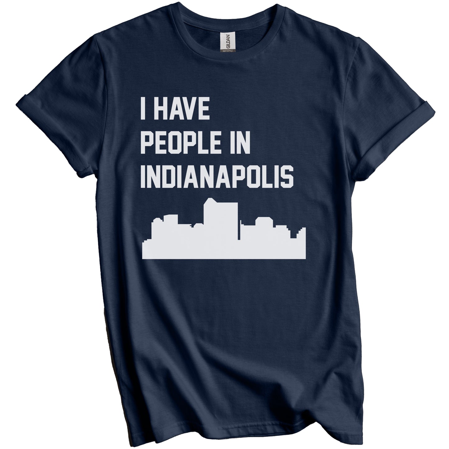 I Have People In Indianapolis Indiana Skyline T-Shirt