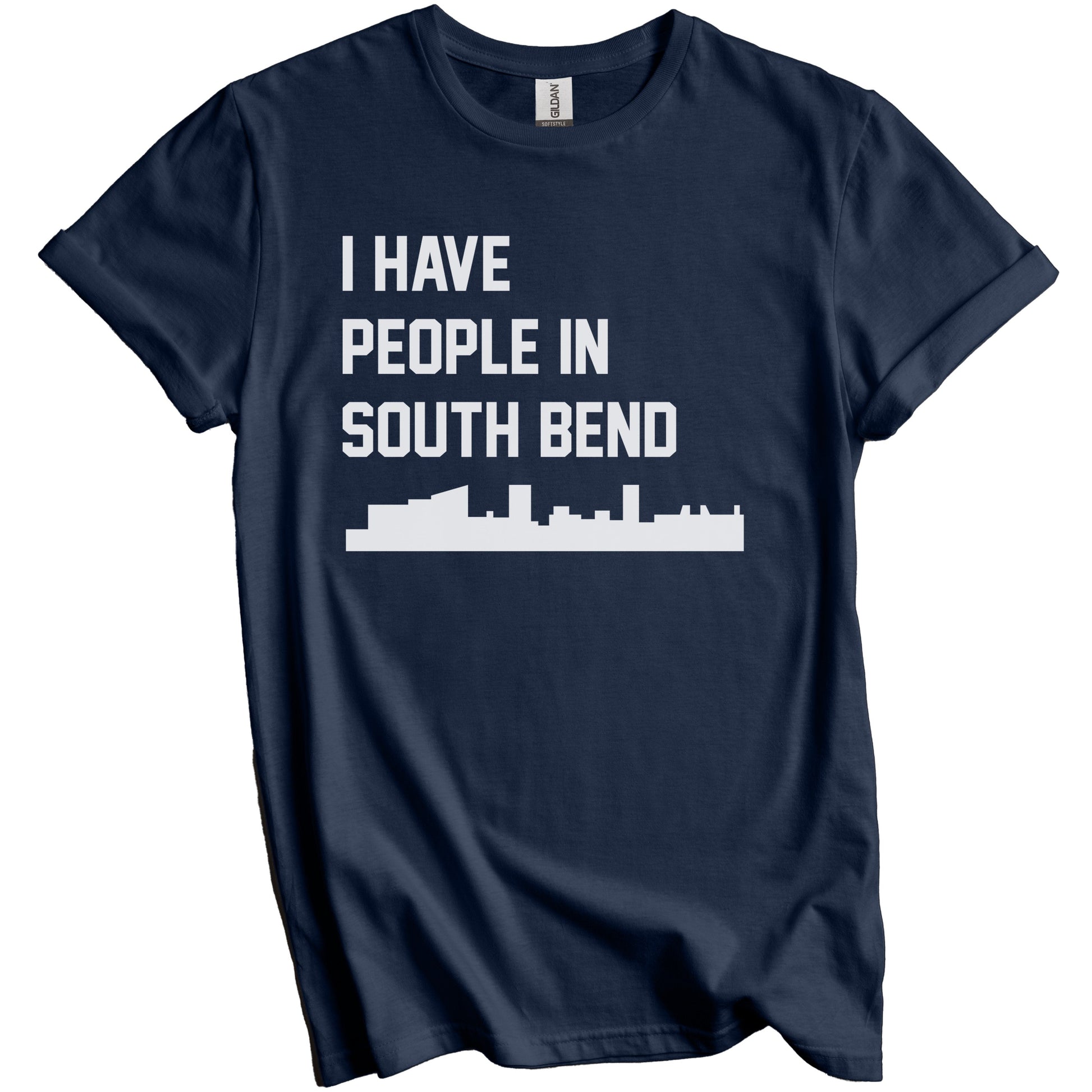 I Have People In South Bend Indiana Skyline T-Shirt