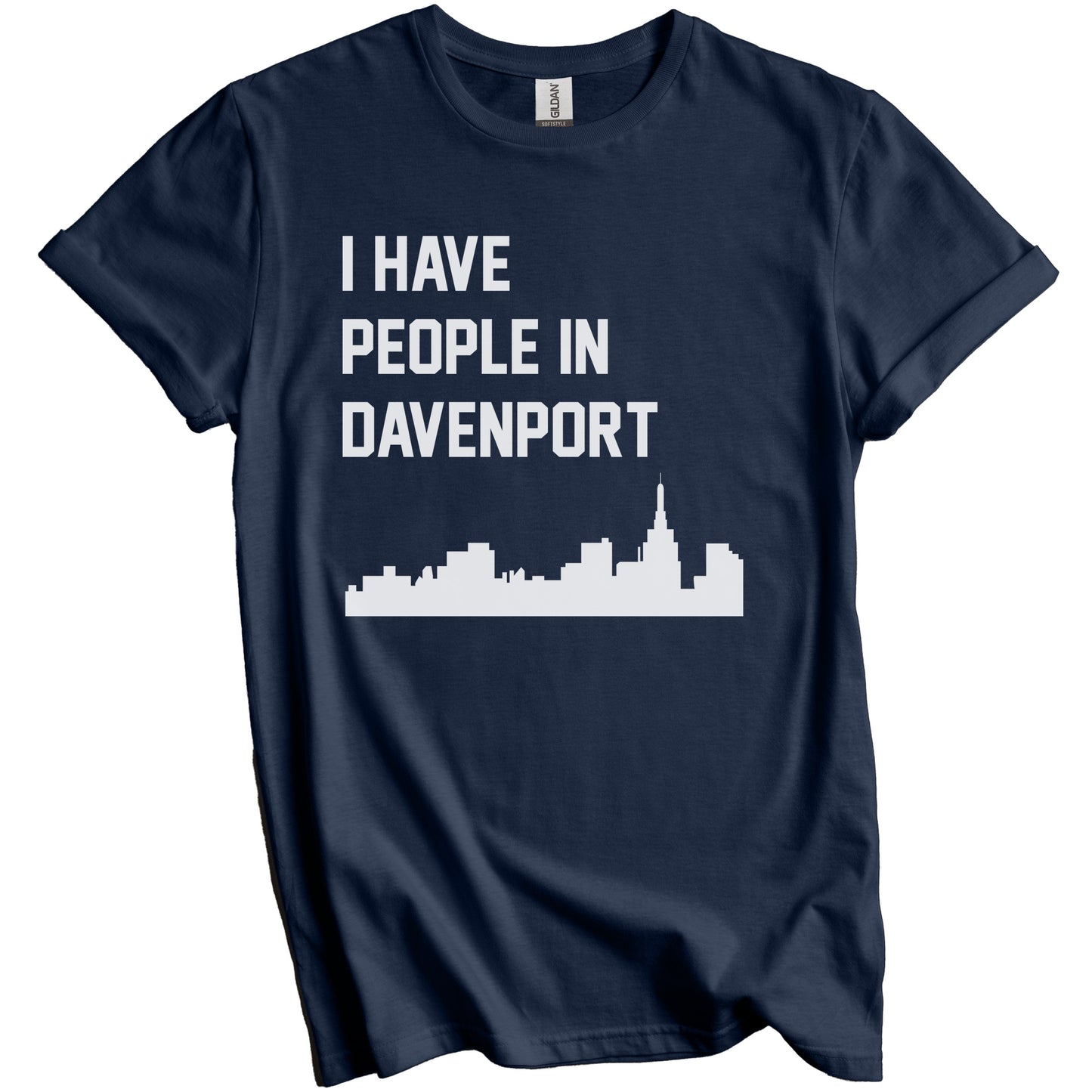 I Have People In Davenport Iowa Skyline T-Shirt